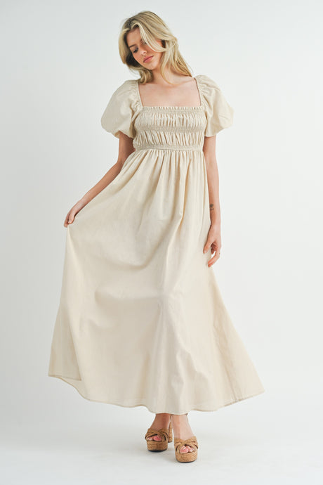 Lexi Smocked Midi Dress