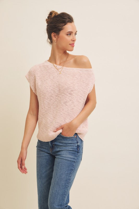 Mila Off Shoulder Knit Top