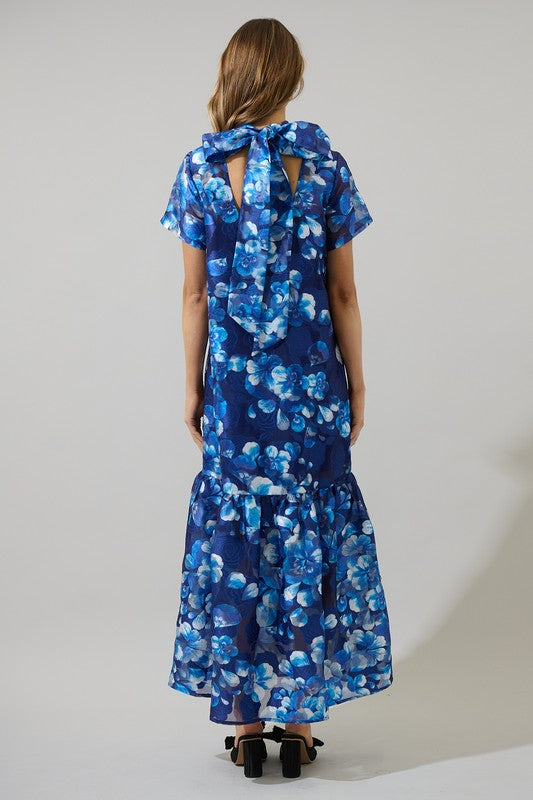 Flora Organza Maxi Dress