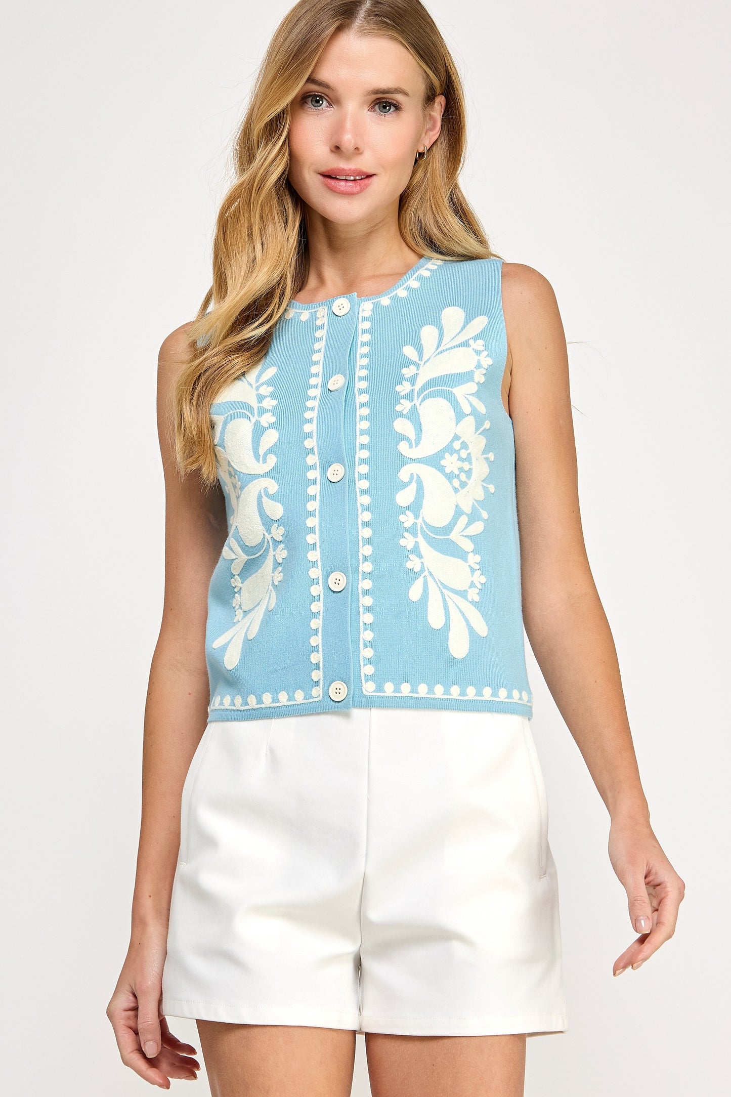 Jolie Embroidered Top