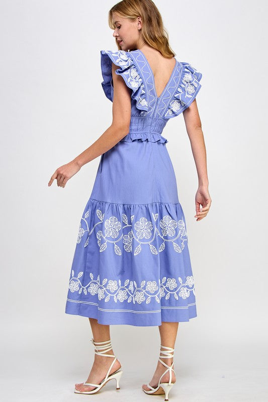 Paisley Midi Dress