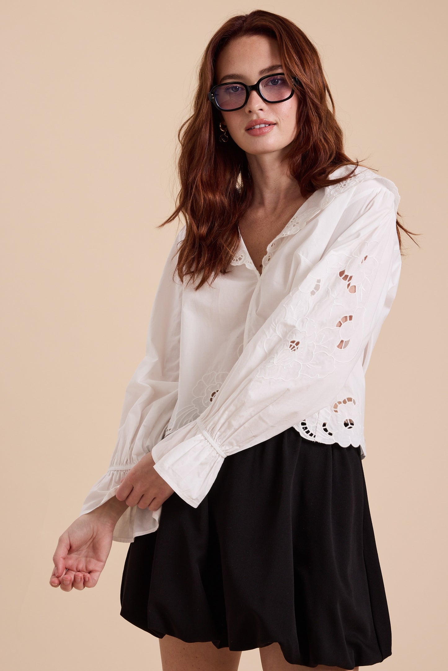 Elowen Eyelet Top