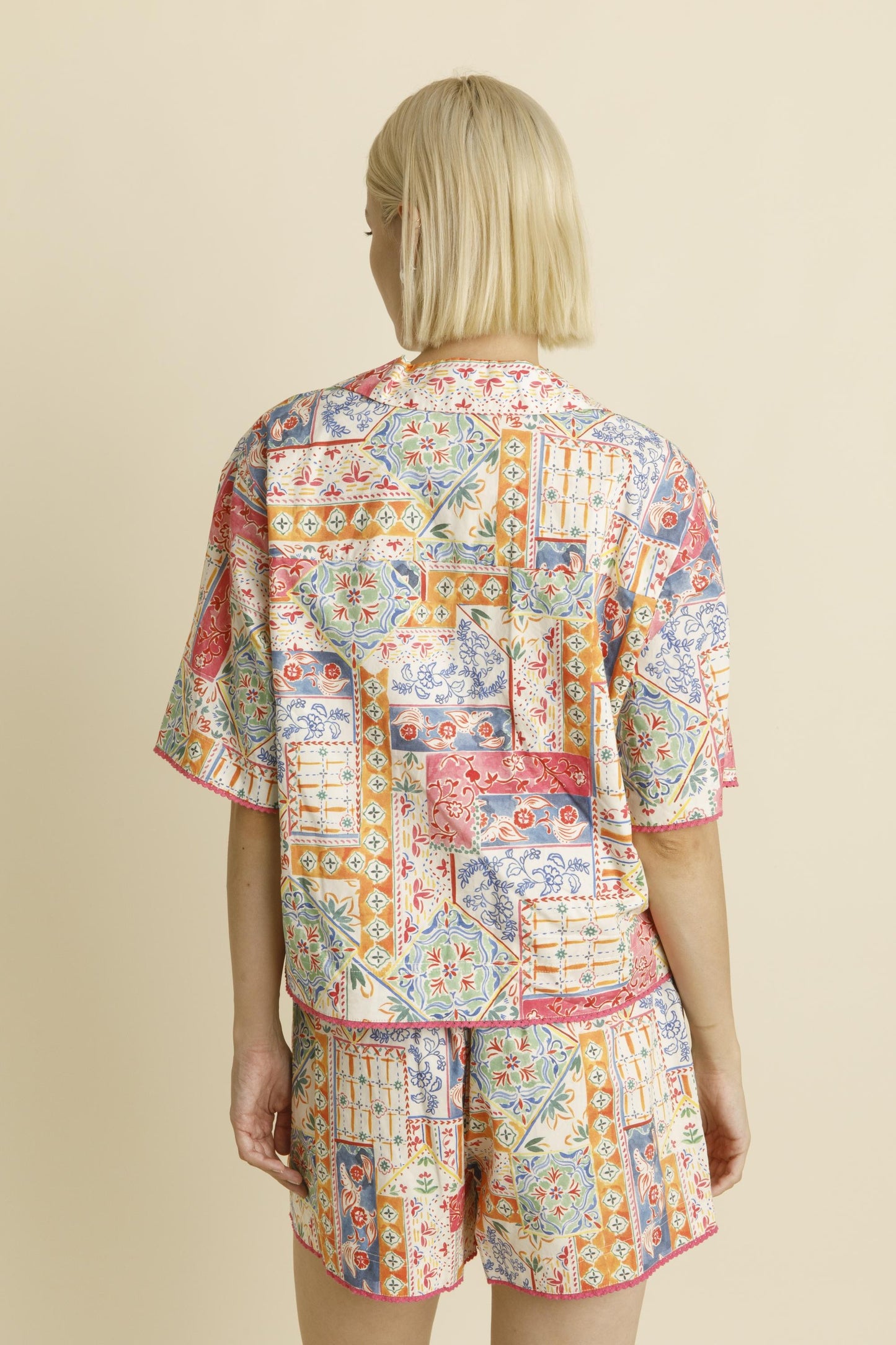 Posey Printed Button Down