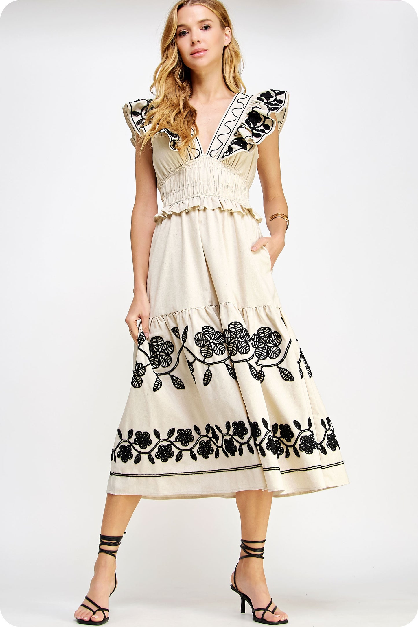 Paisley Midi Dress