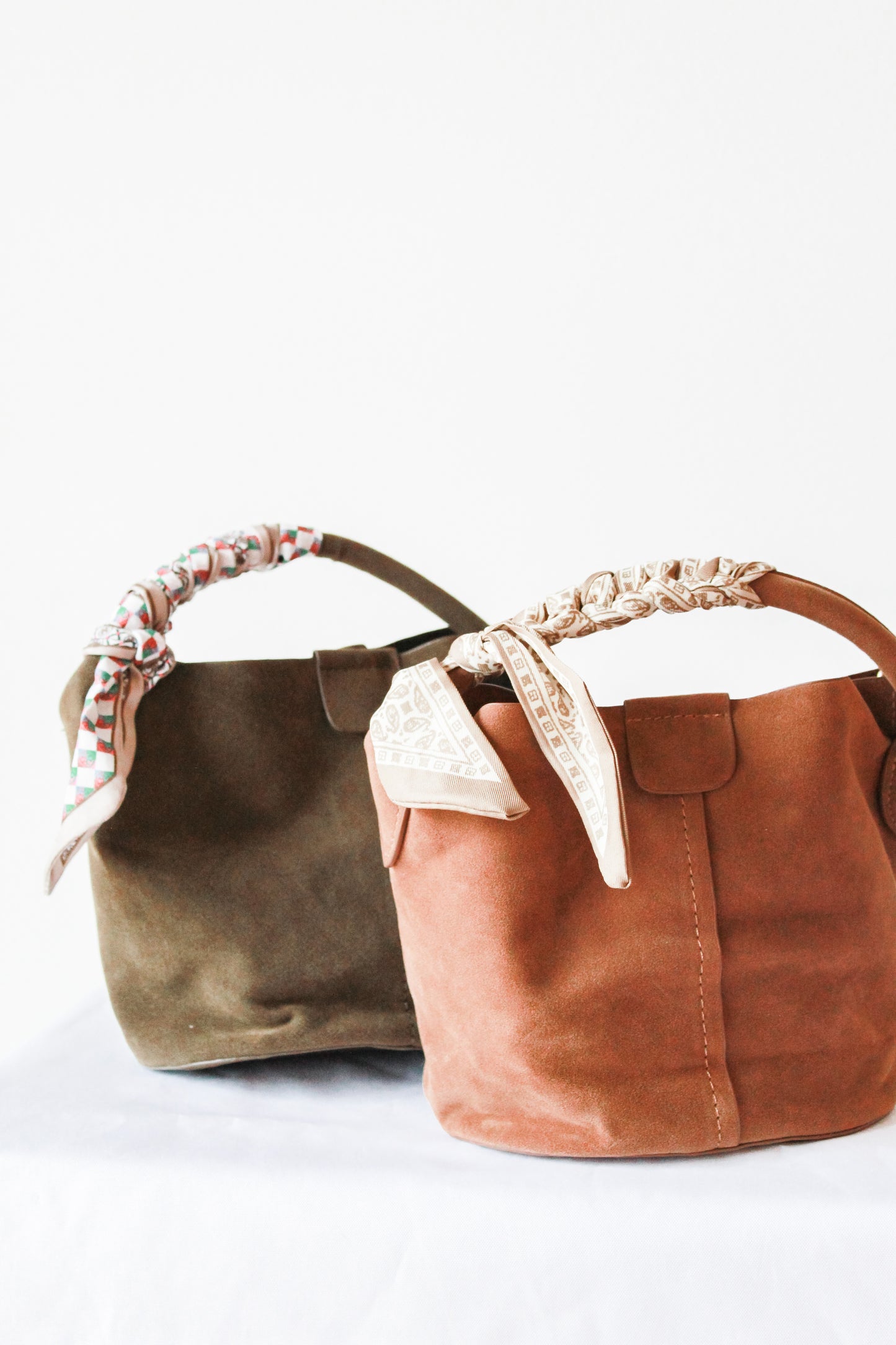 BC Suede Bucket Bag