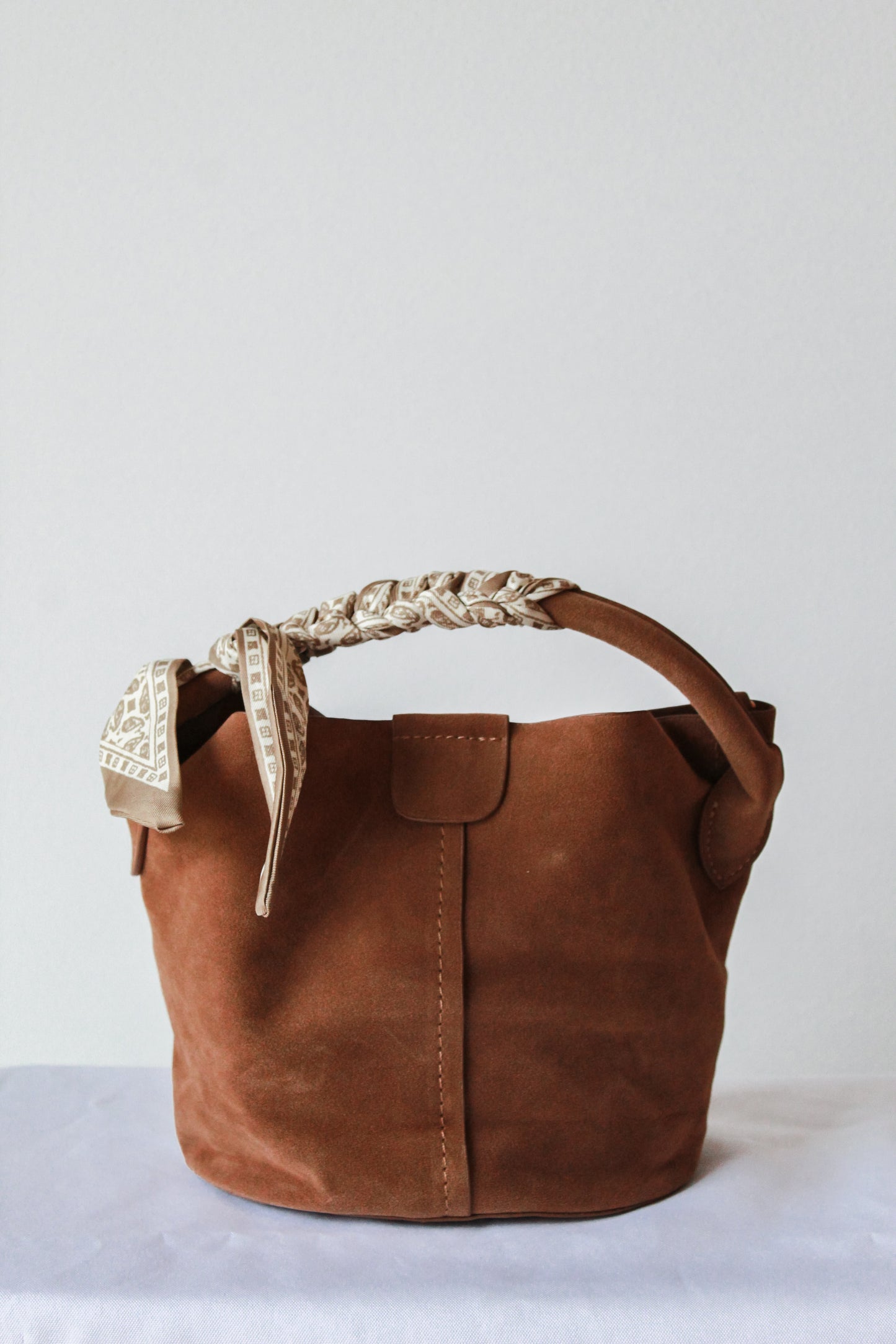 BC Suede Bucket Bag