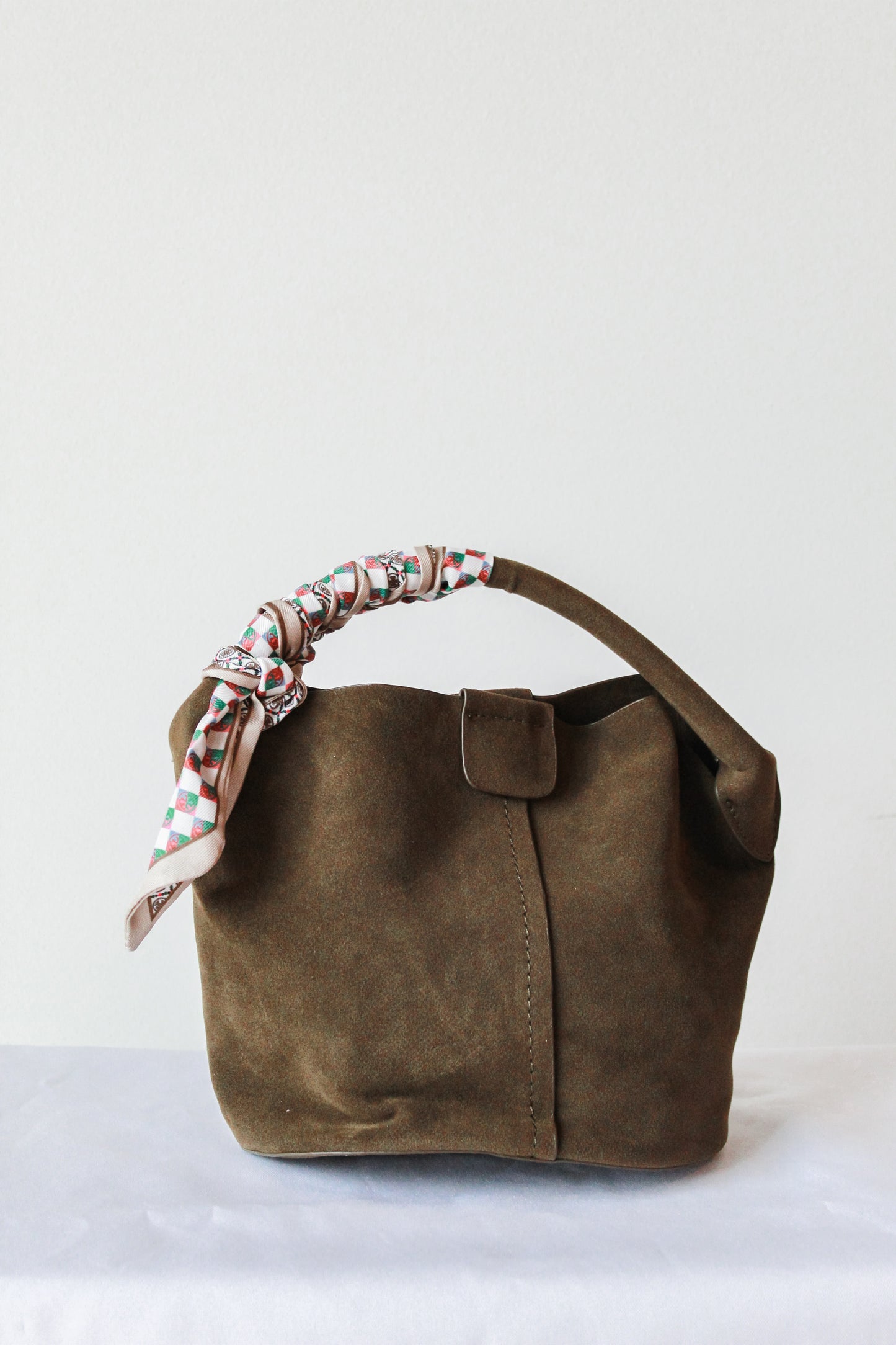 BC Suede Bucket Bag