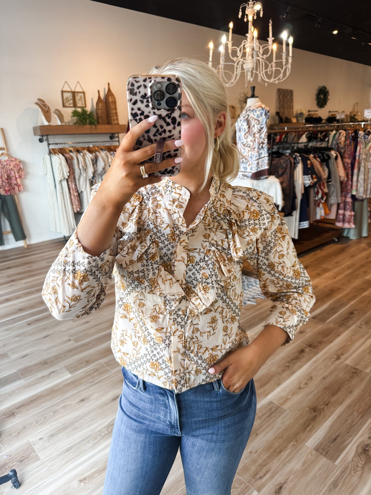 Senna Ruffled Shirt