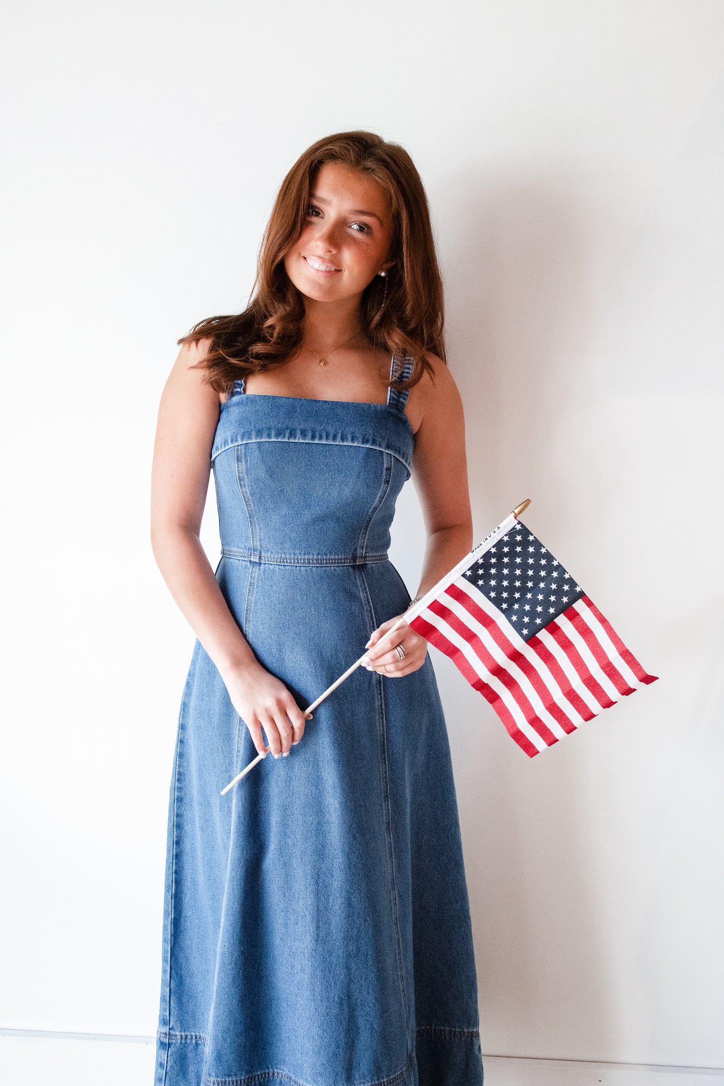 Tate Denim Midi