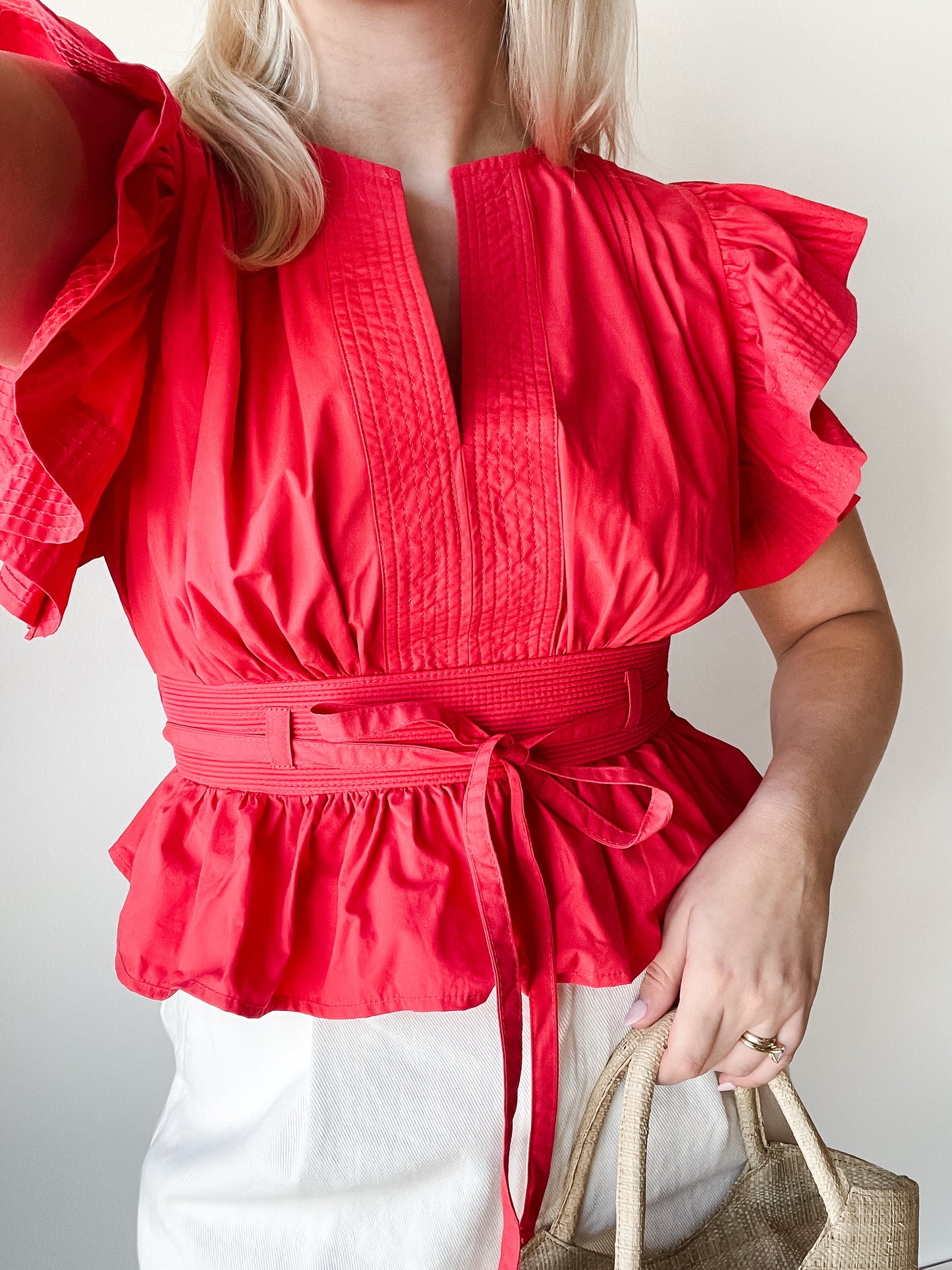 Penny Peplum Top