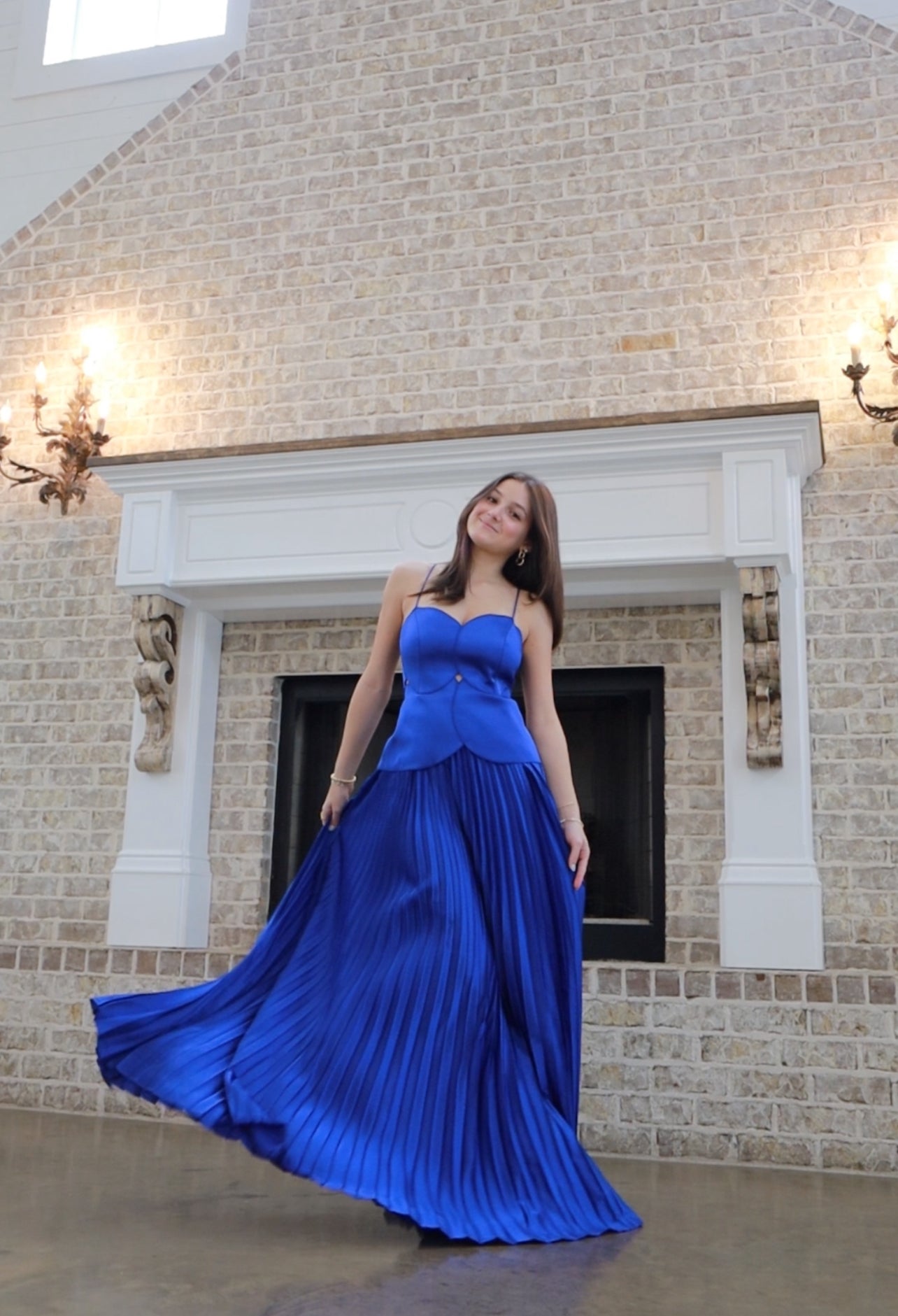 Seraphina Pleated Maxi Dress
