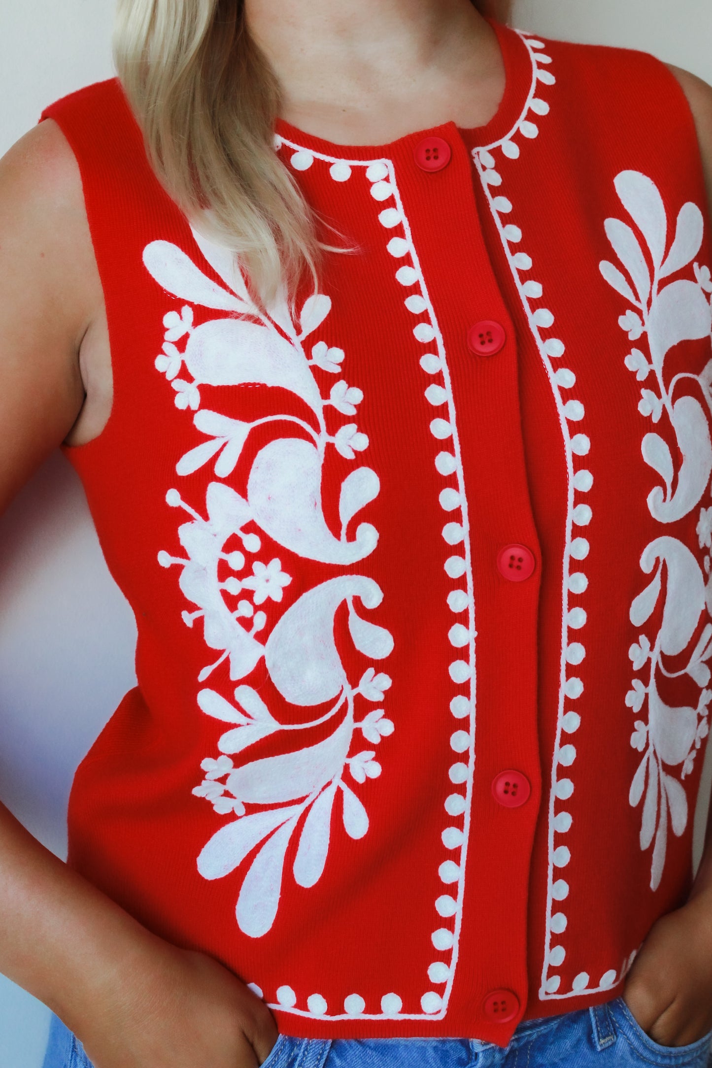 Jolie Embroidered Top