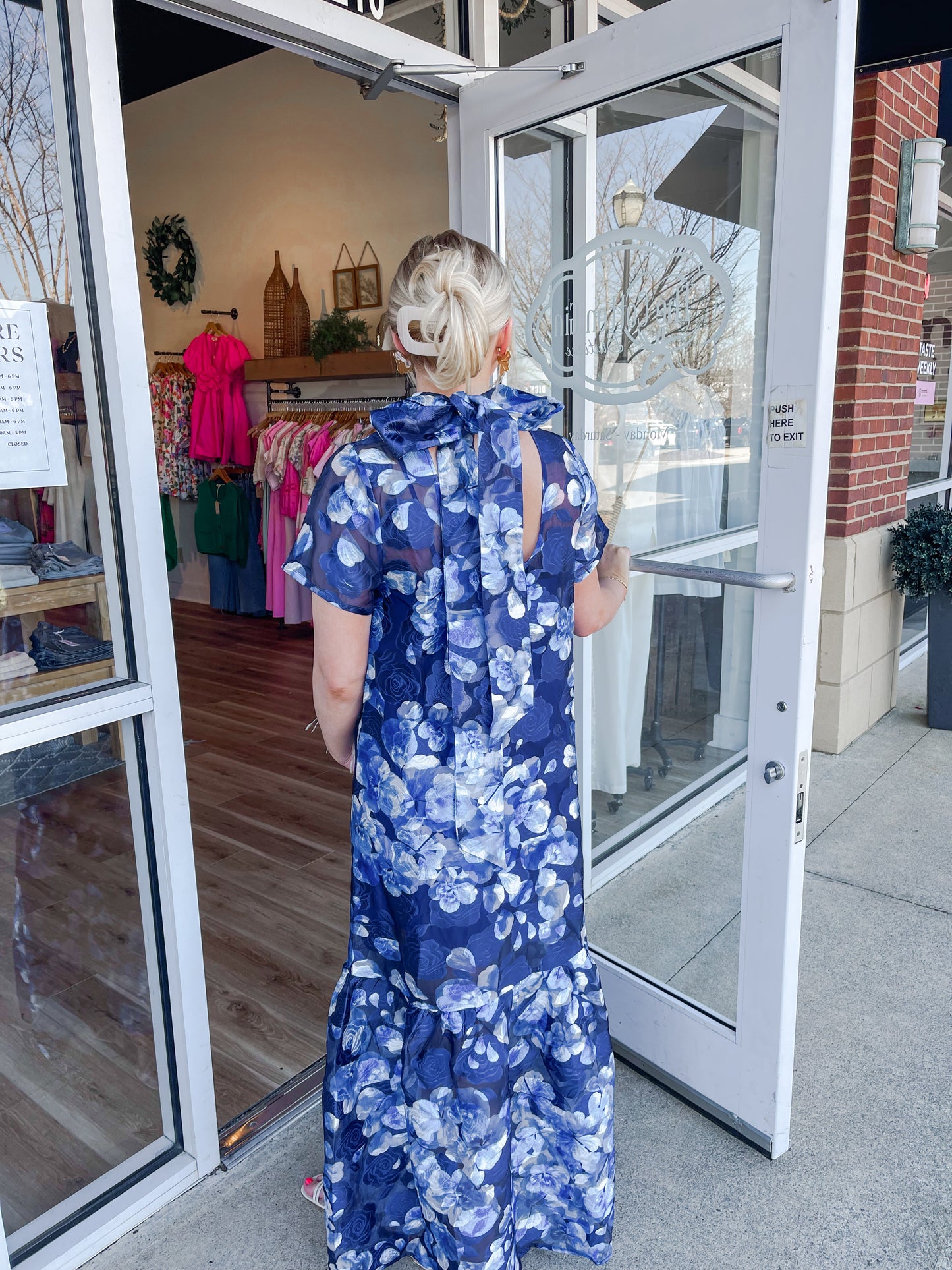 Flora Organza Maxi Dress