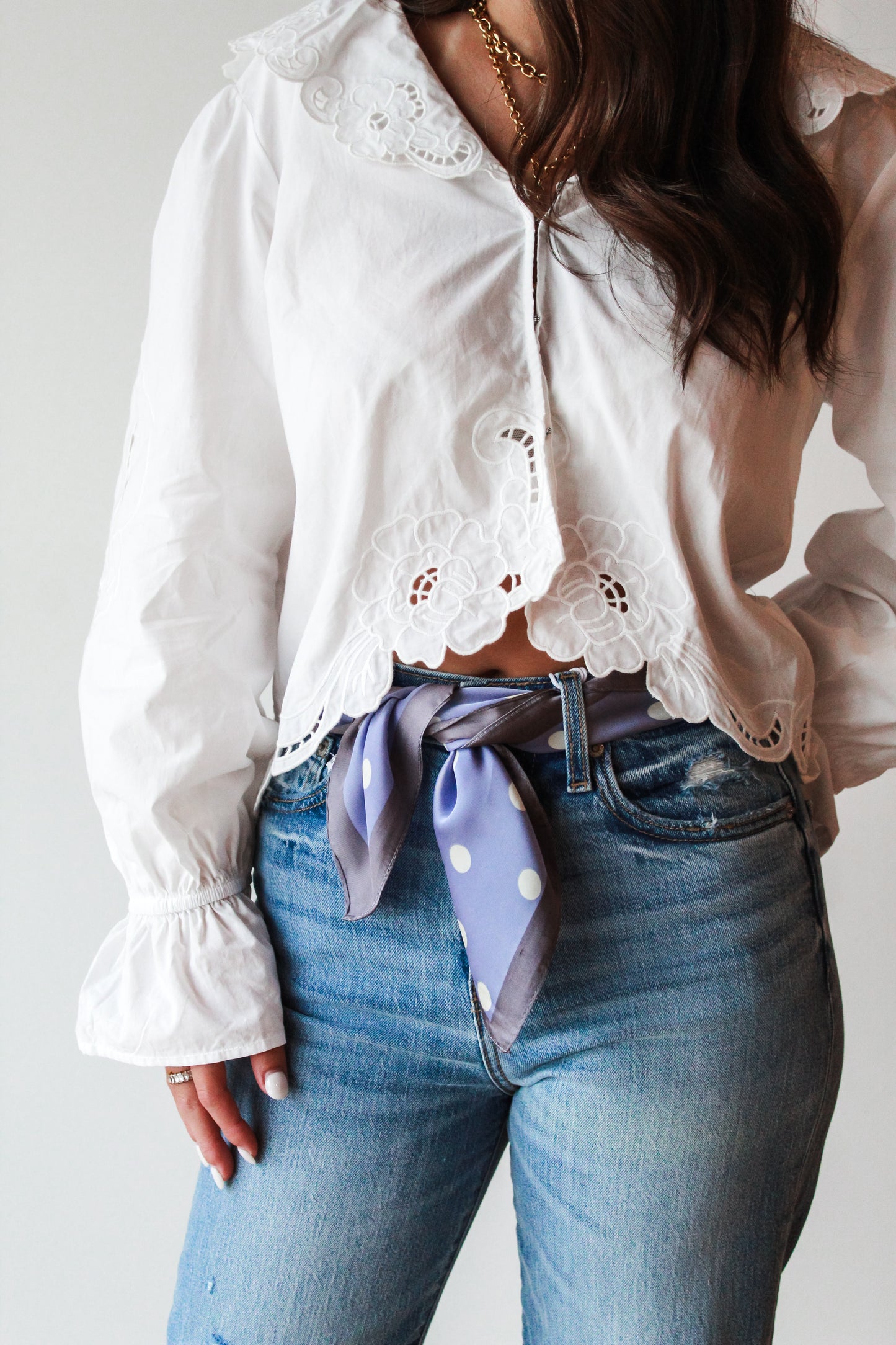 Elowen Eyelet Top