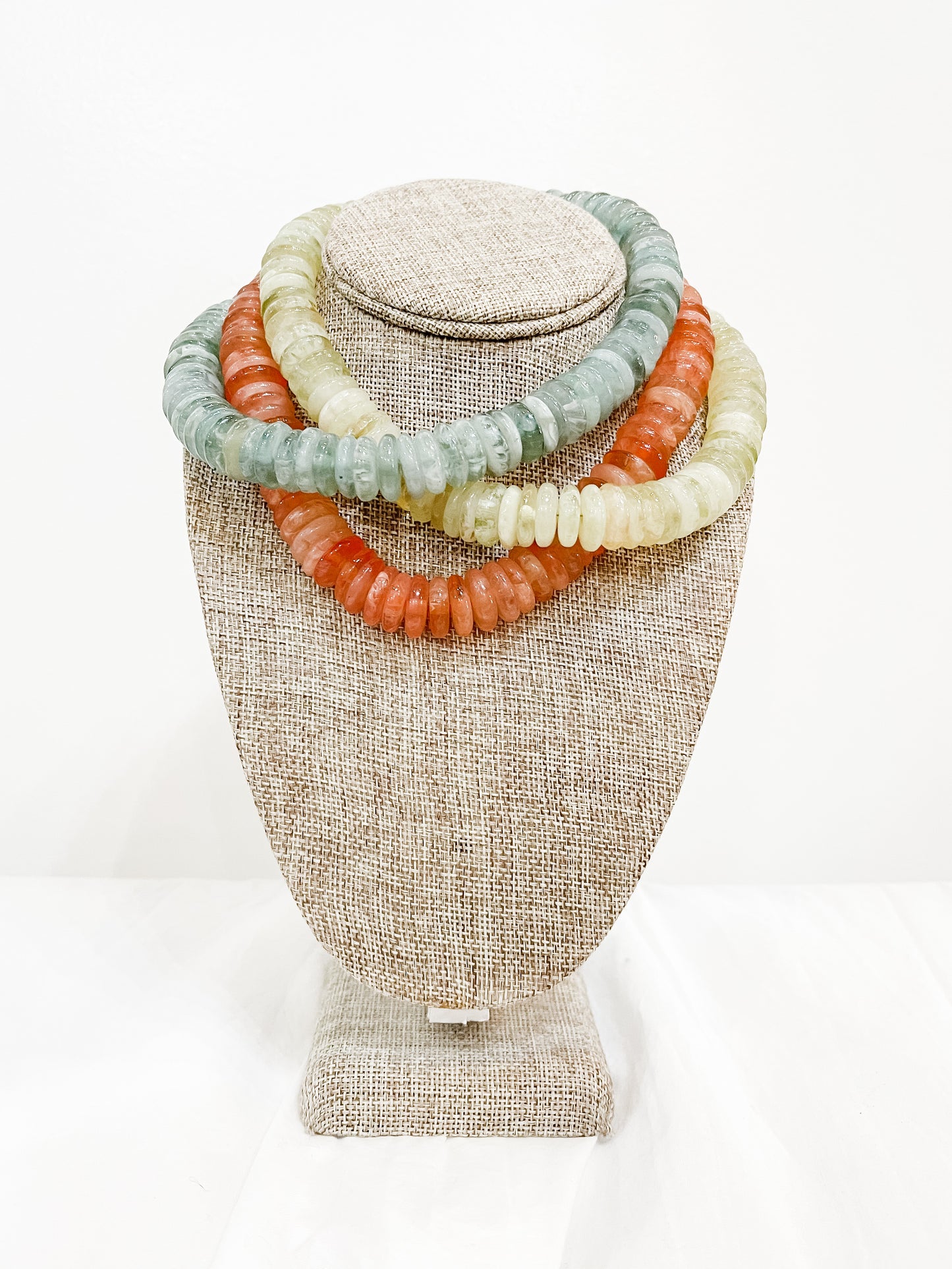 Disk Bead Necklace