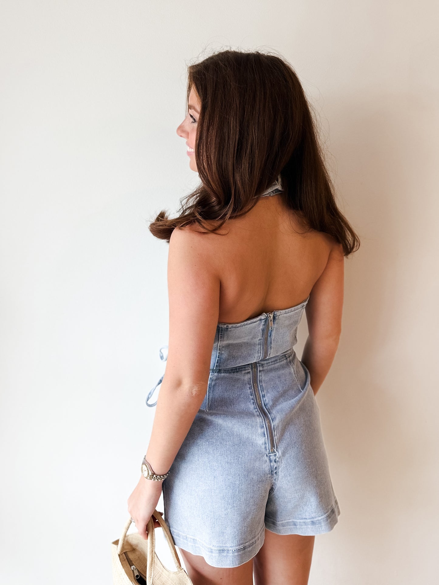 Oliver Denim Romper