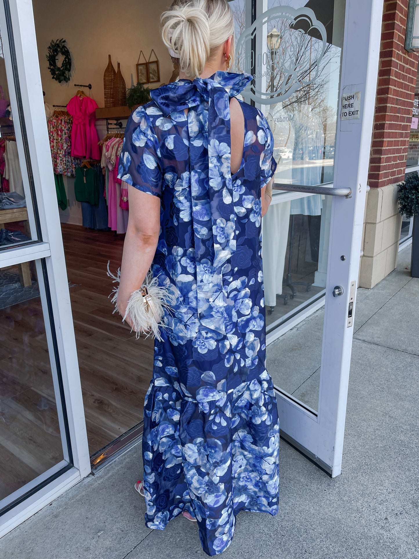Flora Organza Maxi Dress