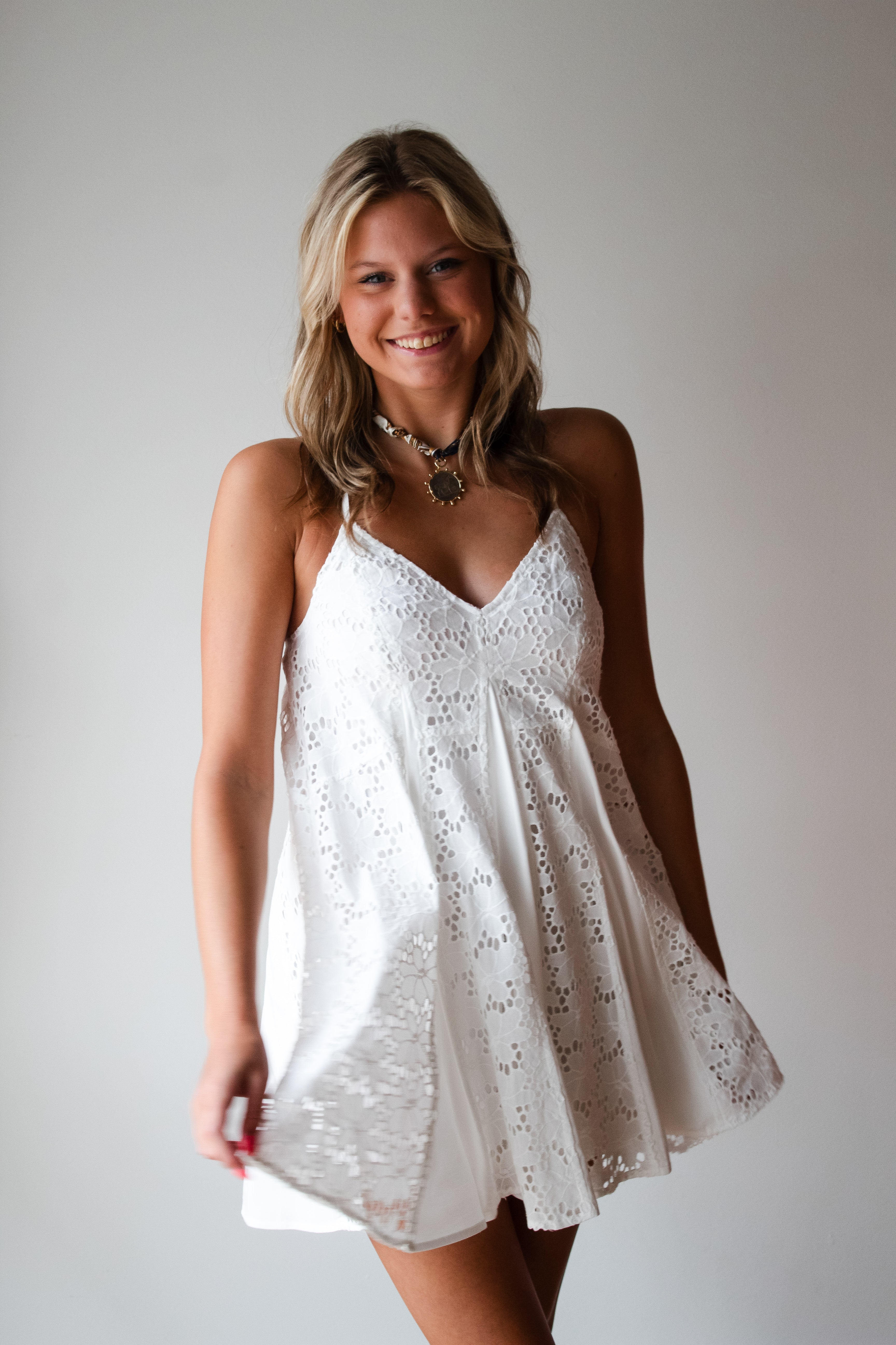 Angel Godet Mini Dress Angel Godet Mini Dress