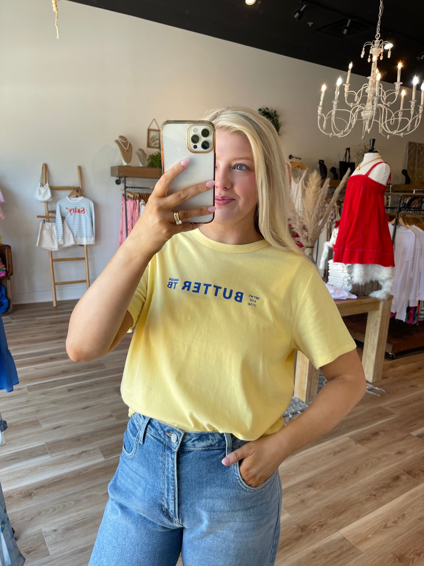 Graphic Butter Tee