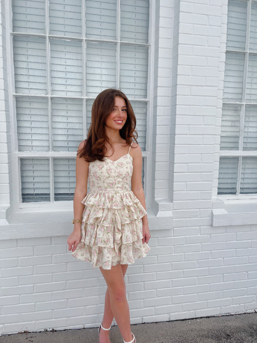 Savannah Ruffle Mini Dress