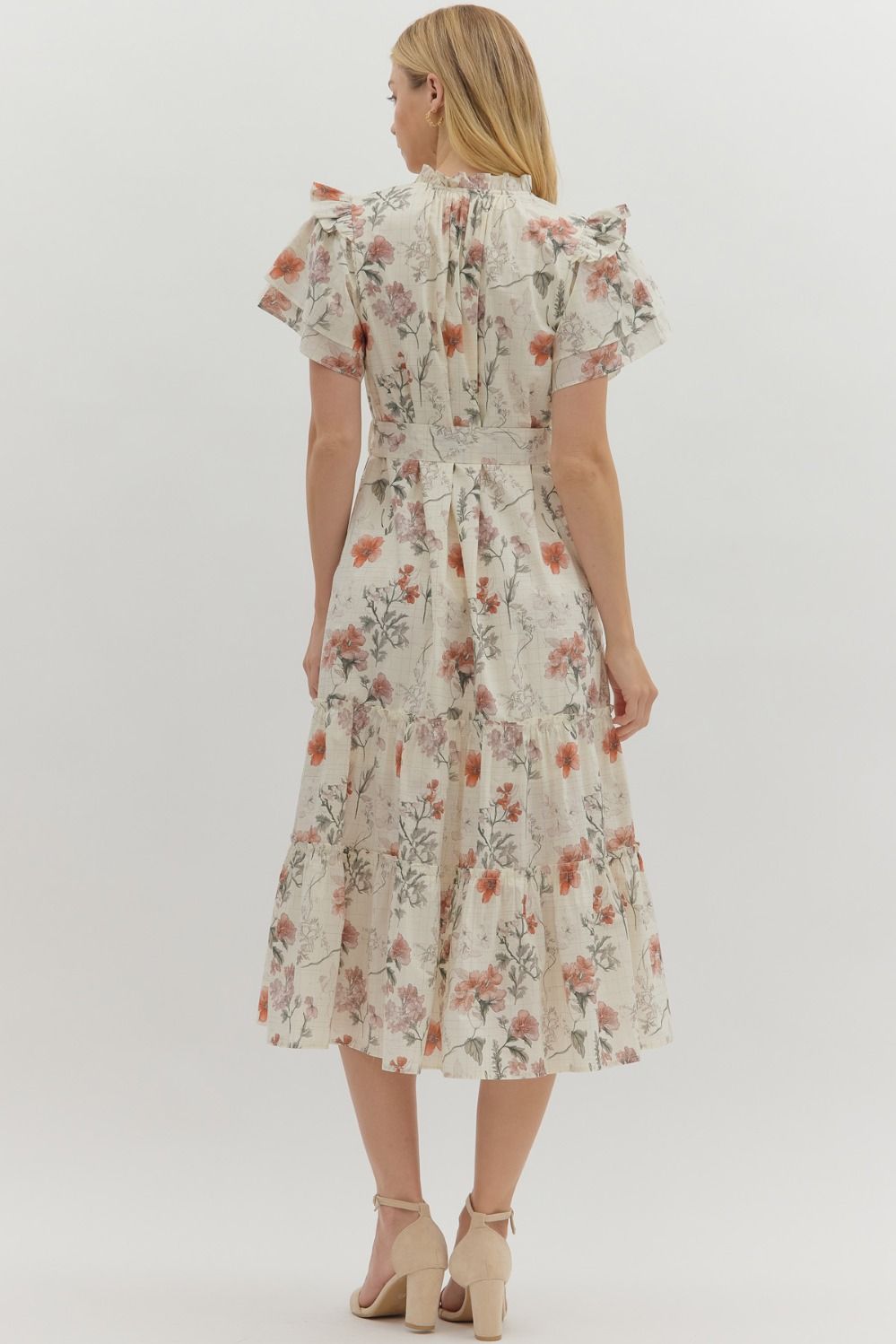 Hollow Midi Dress