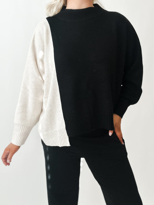 Monroe Color Block Sweater