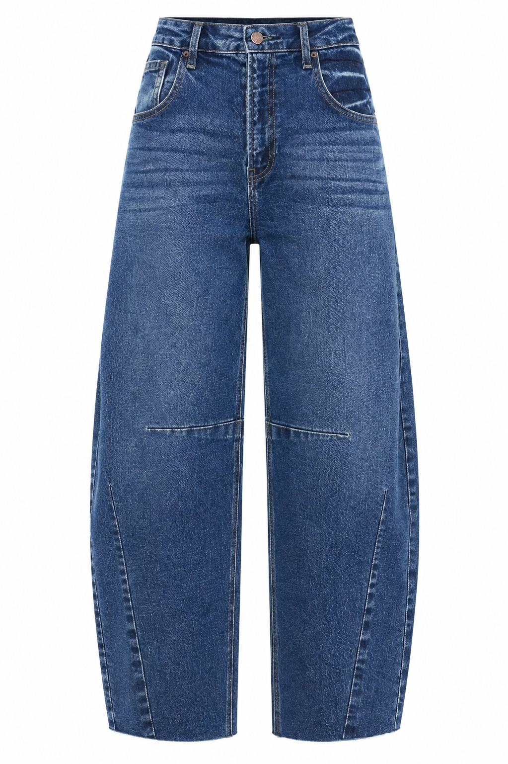 The Seamed Barrel Jeans