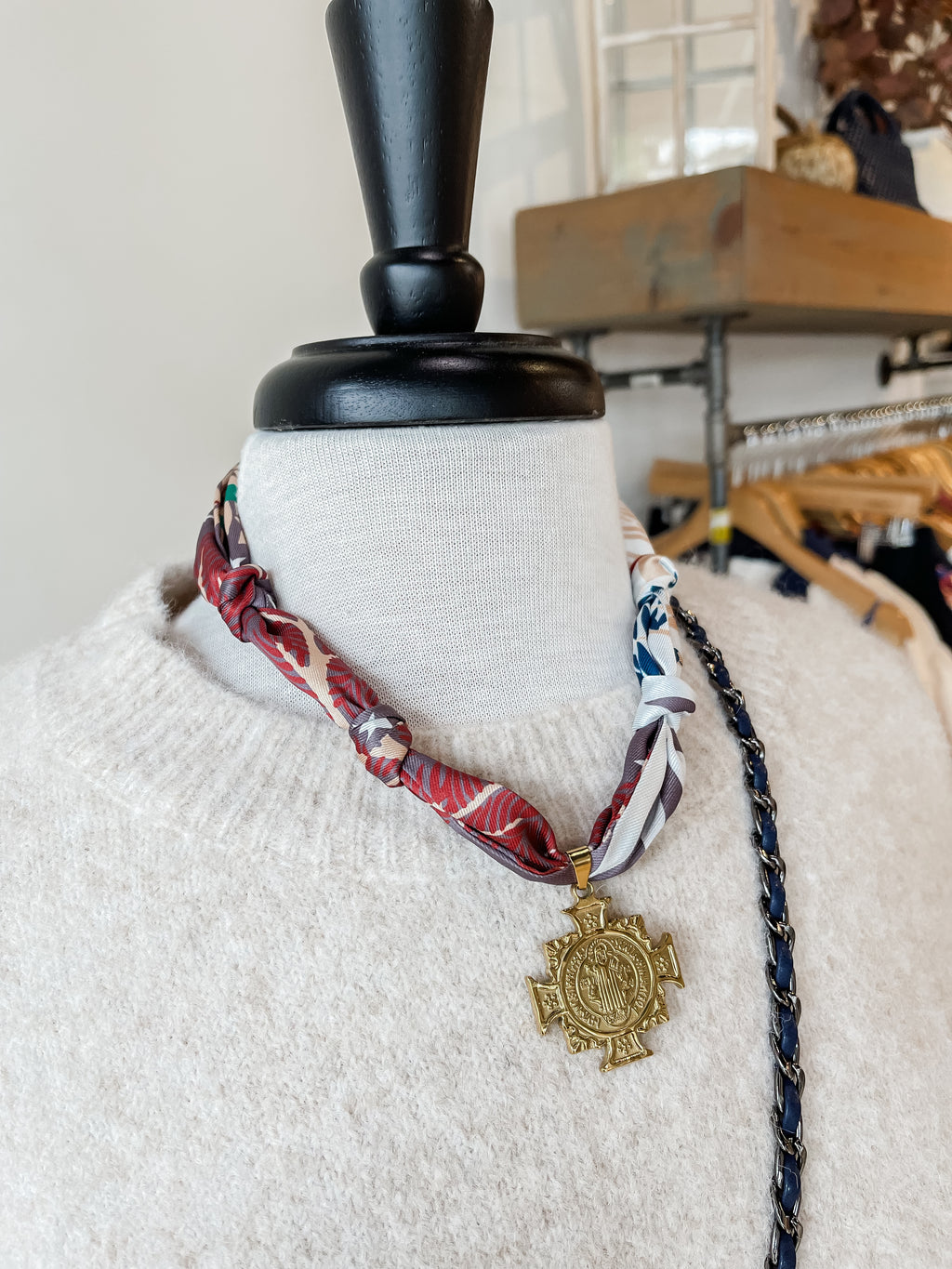 Marigold Scarf Necklace