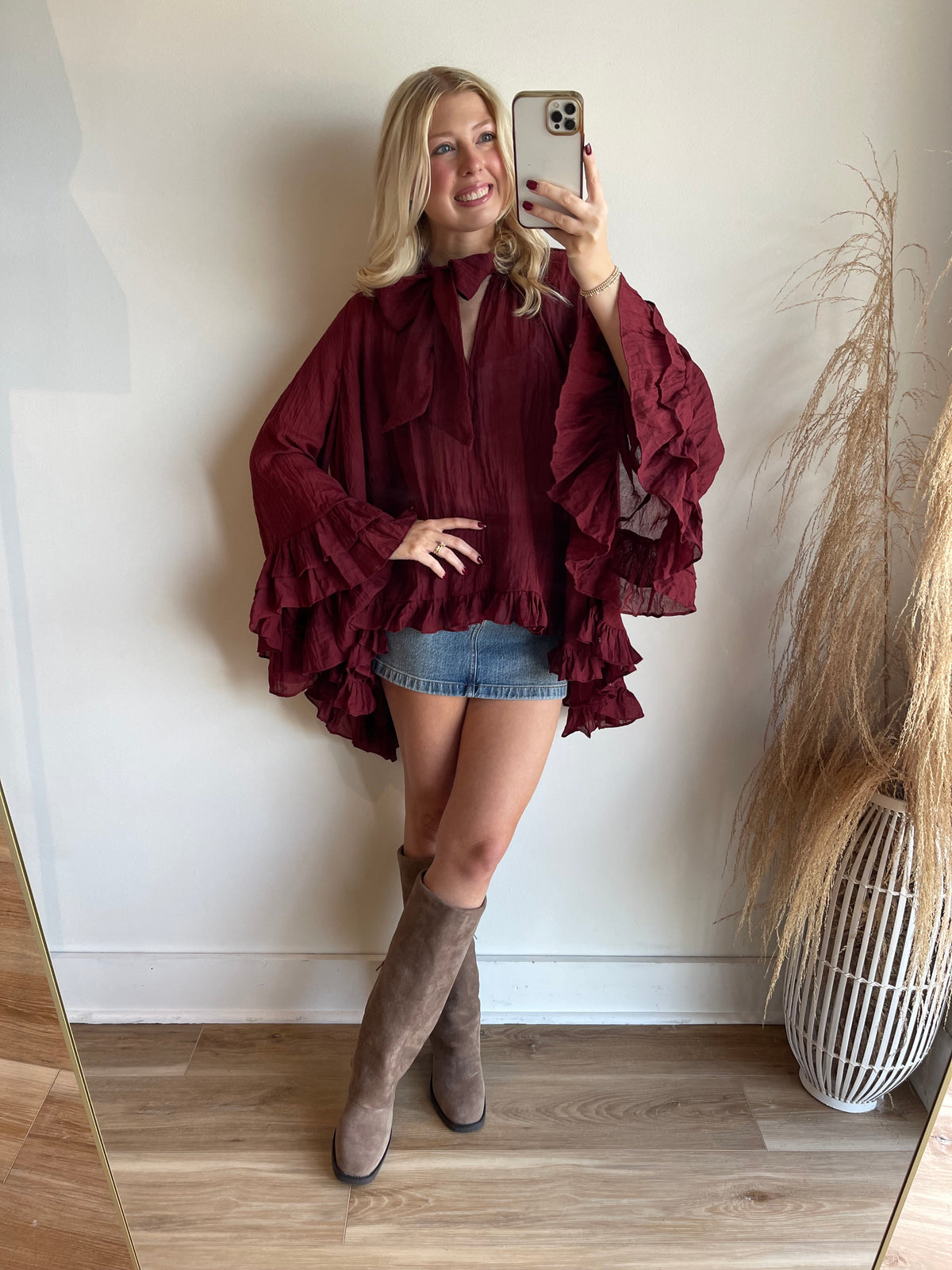 Monica Poncho Top