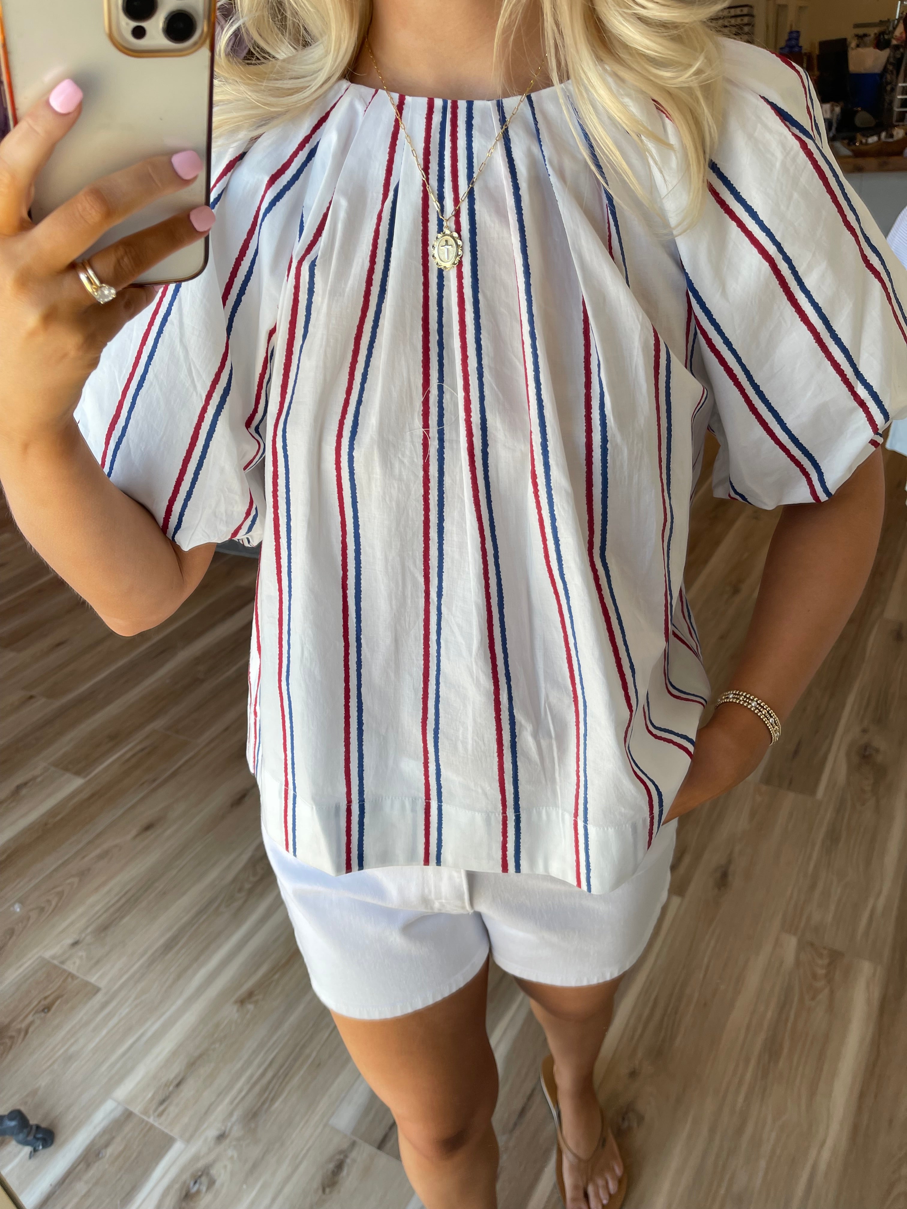 Ruby Striped Top