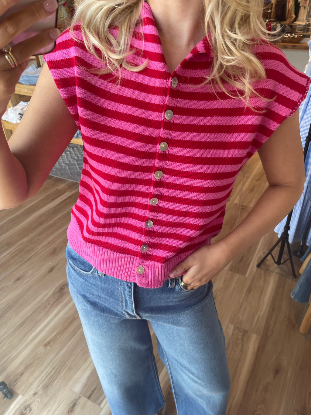 Mallory Stripe Top