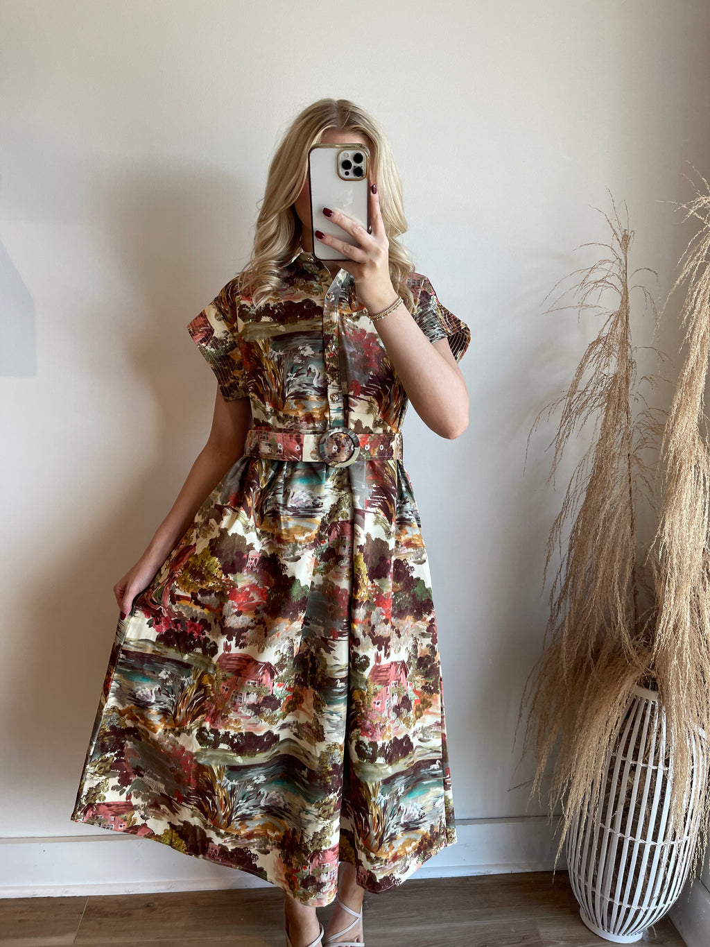 Cottage Garden Midi Dress