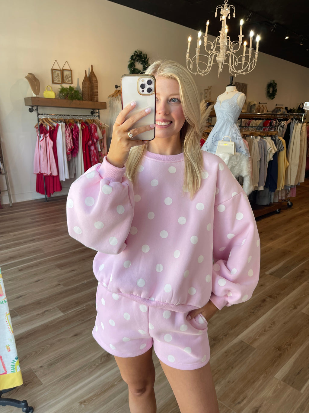 Polka Dot Short Set