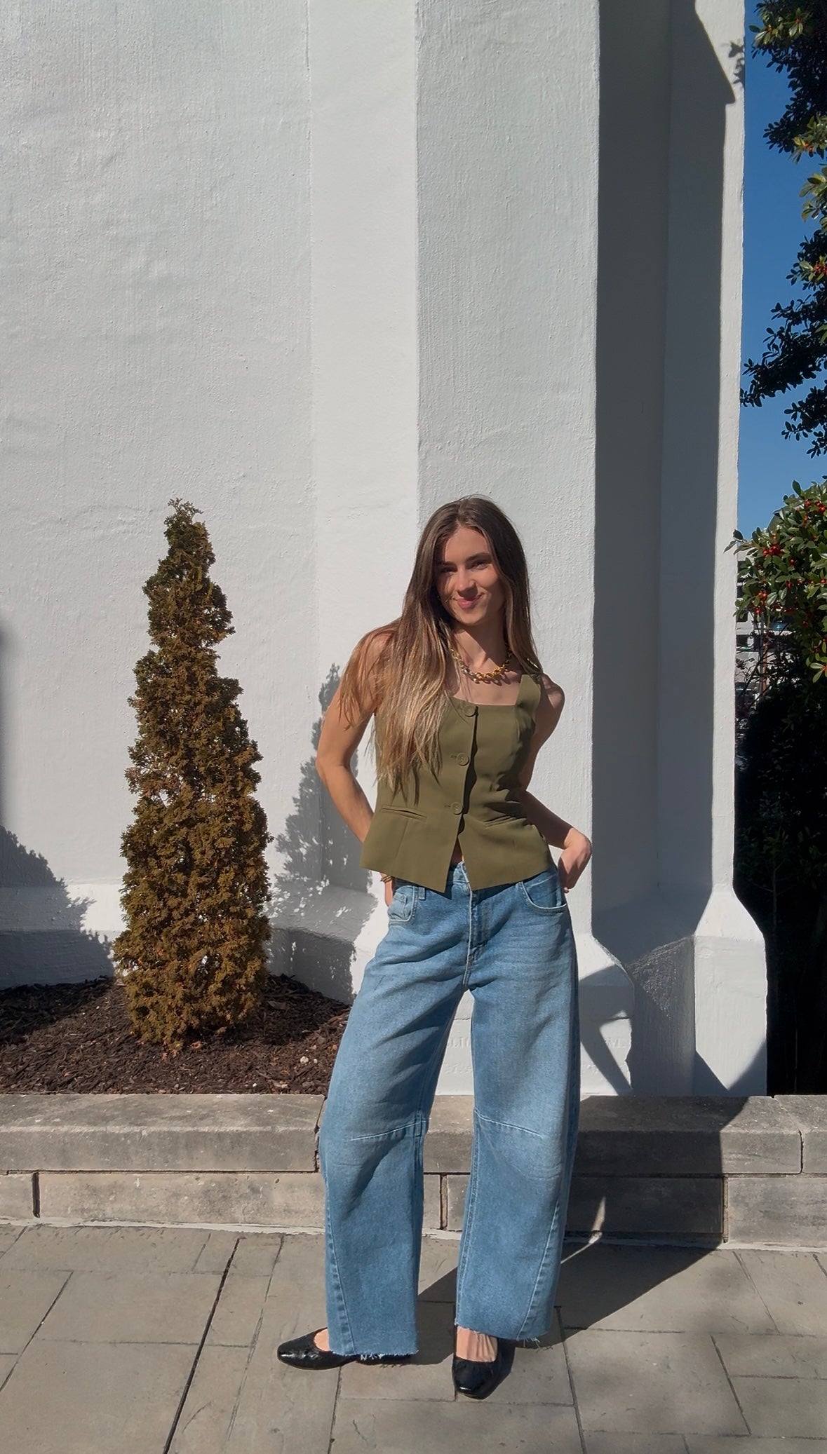 The Seamed Barrel Jeans