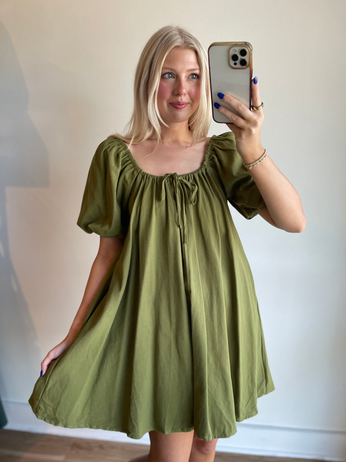 Jamie Babydoll Denim Dress