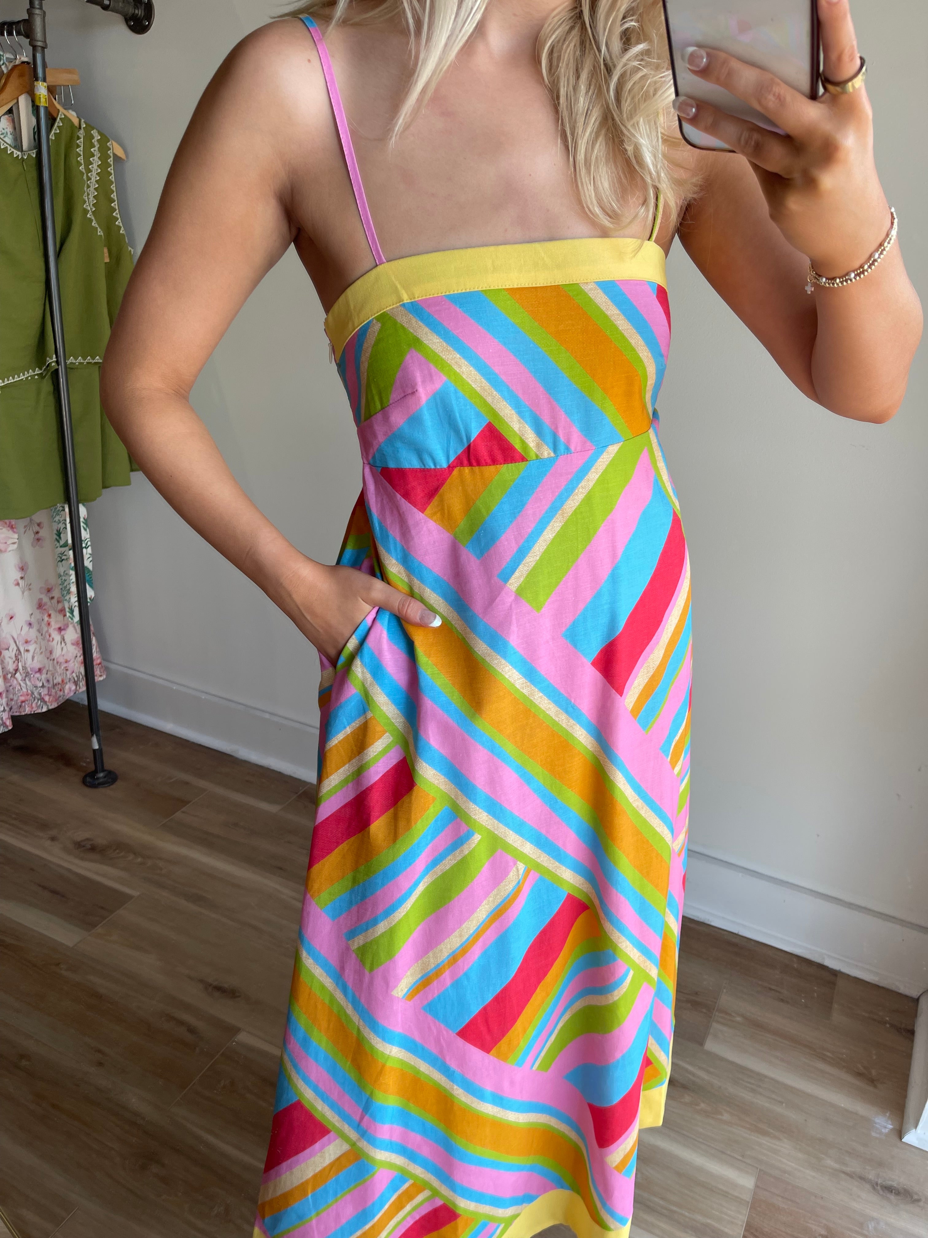 Geo Midi Dress