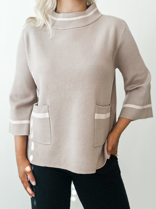 Blair Mock Neck Sweater