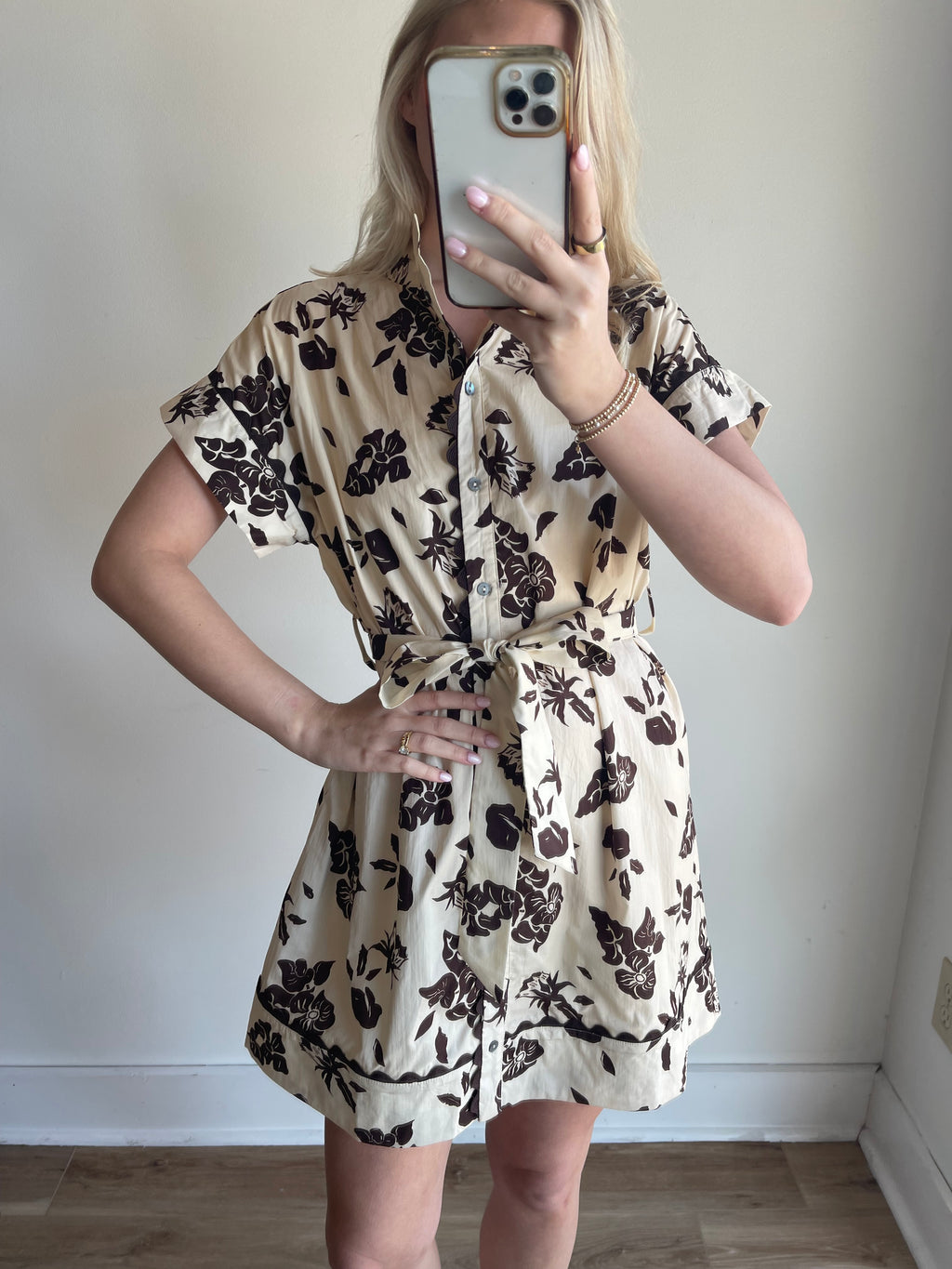 Barbara Flora Mini Dress