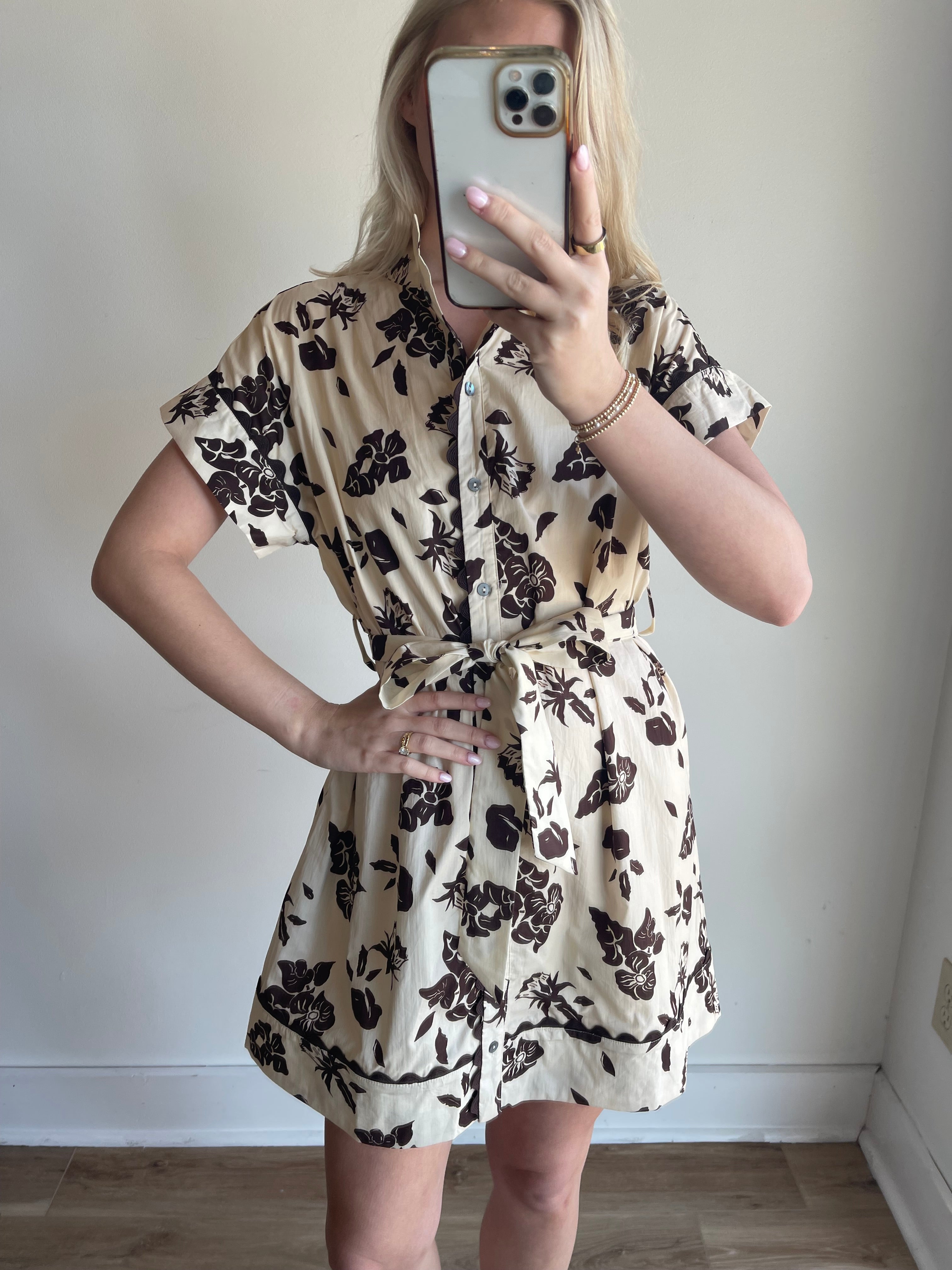 Barbara Flora Mini Dress