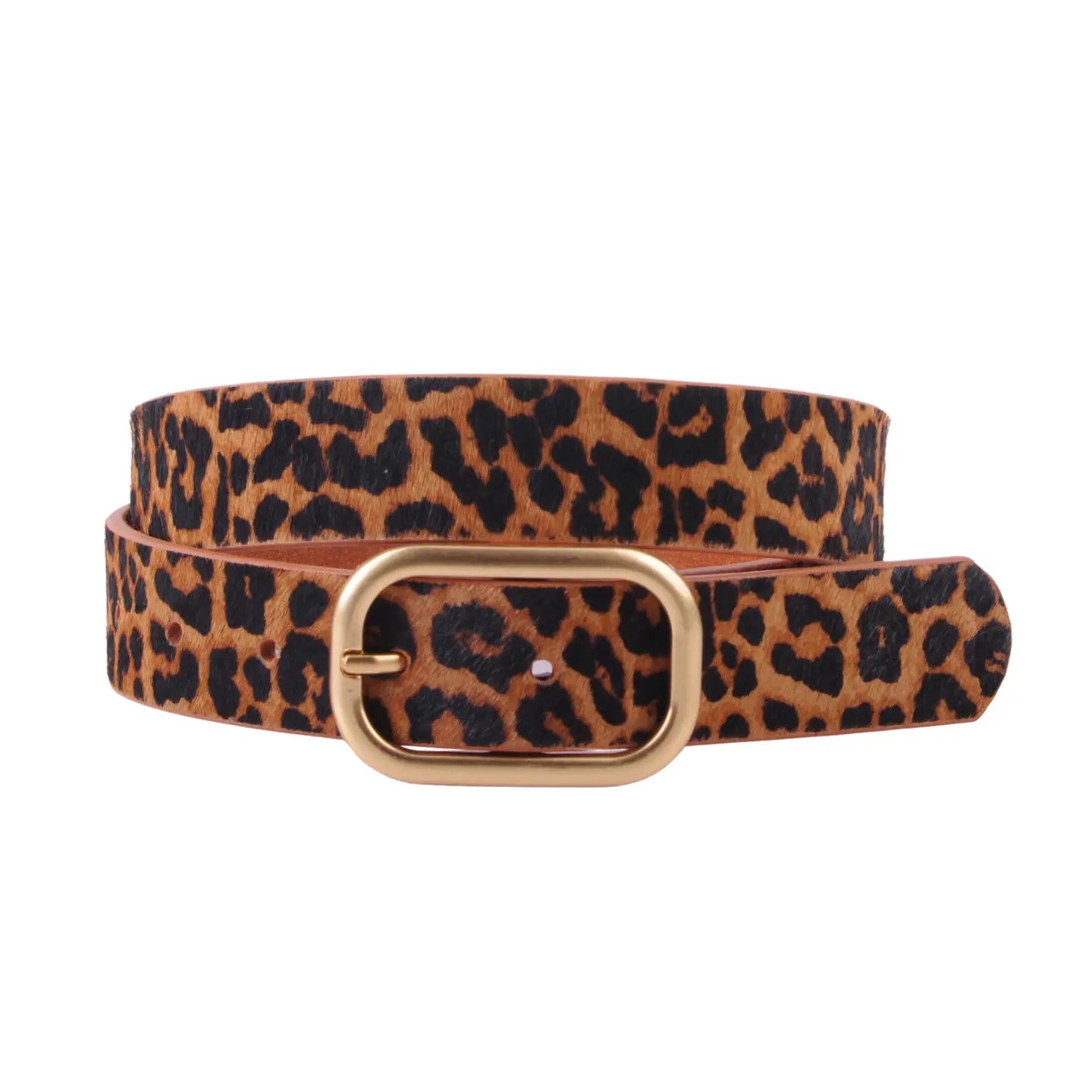 Leopard Print Belt