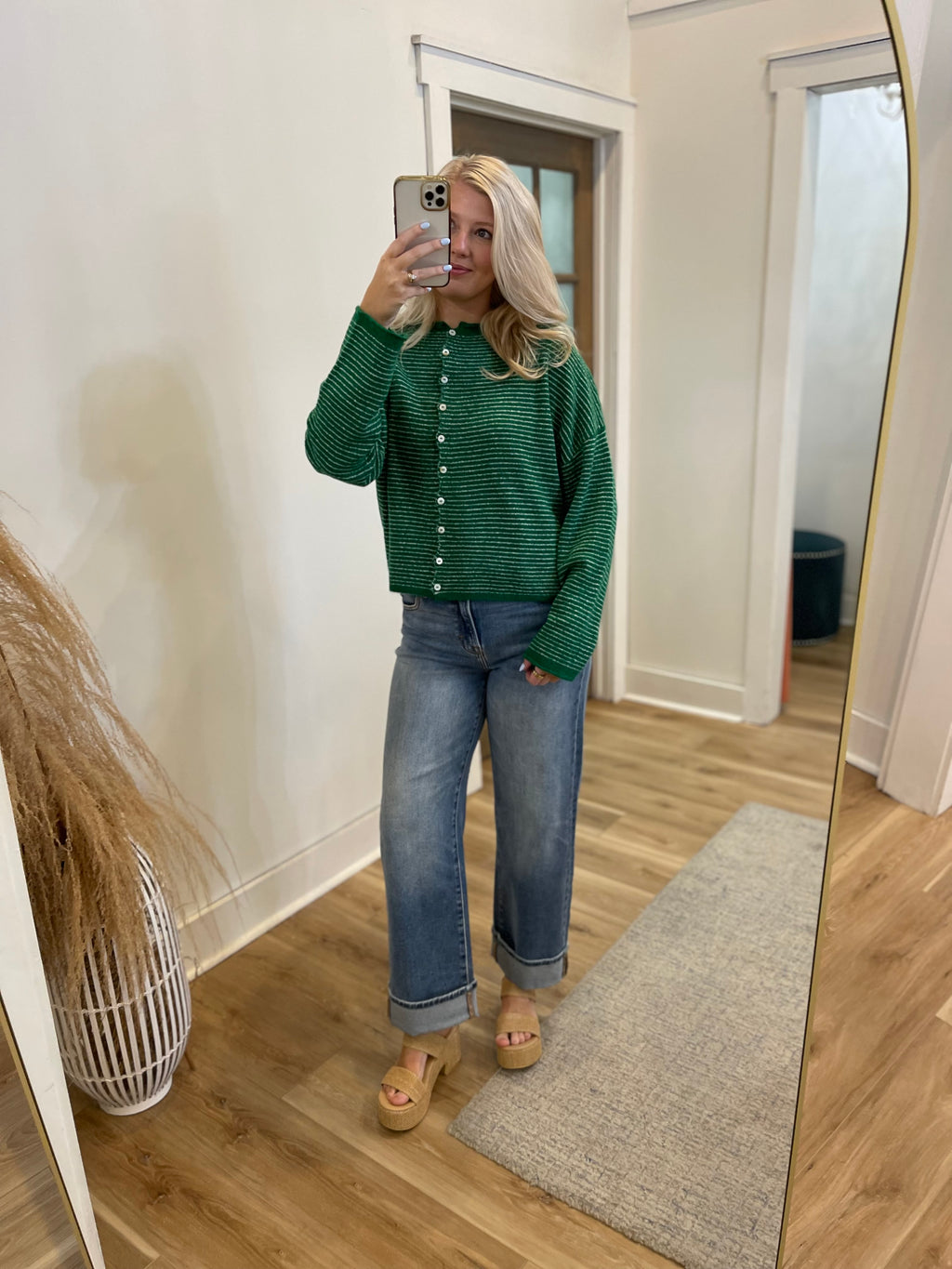 Ella Pin Stripe Cardigan