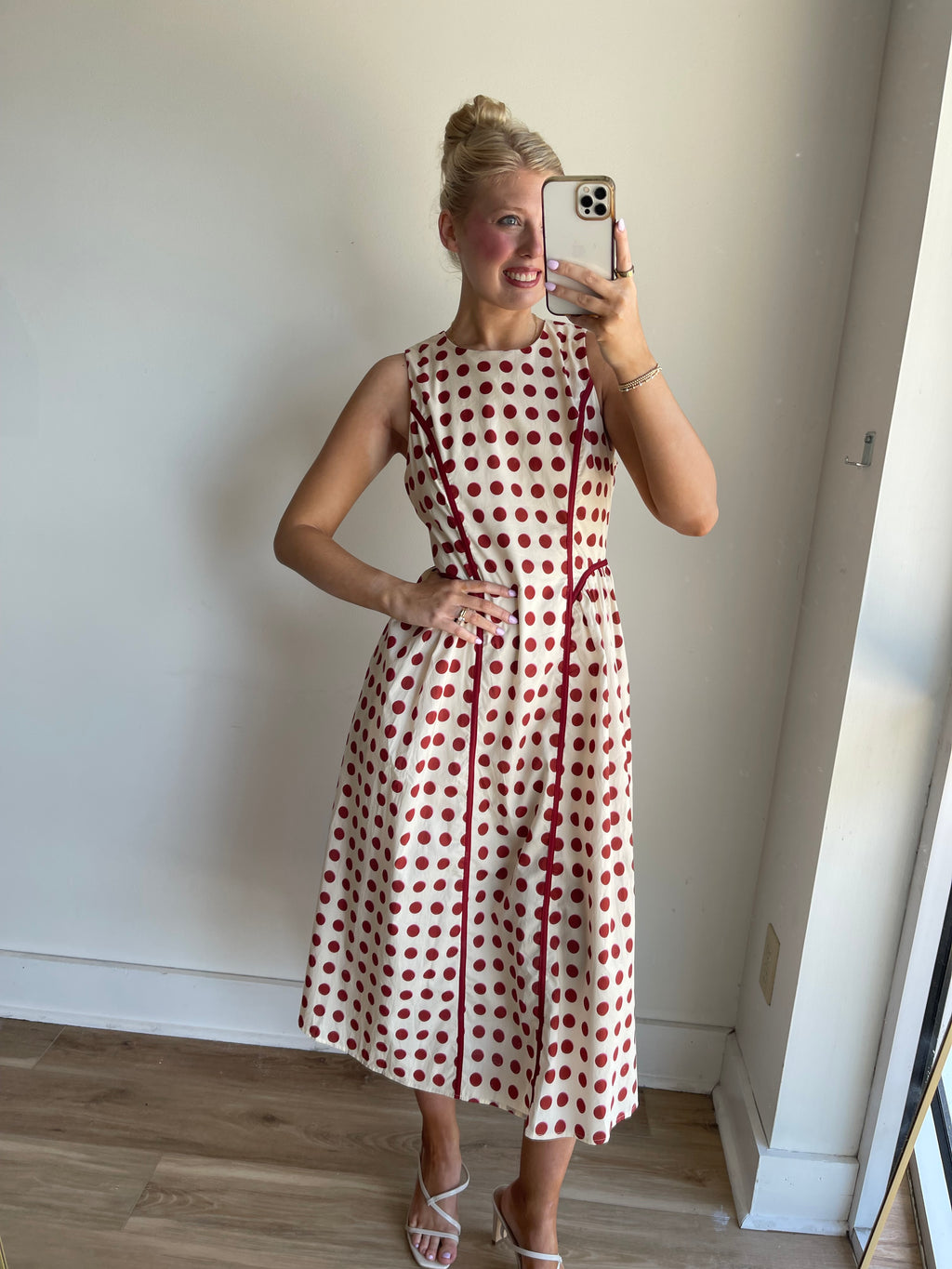 Megan Polka Dot Dress