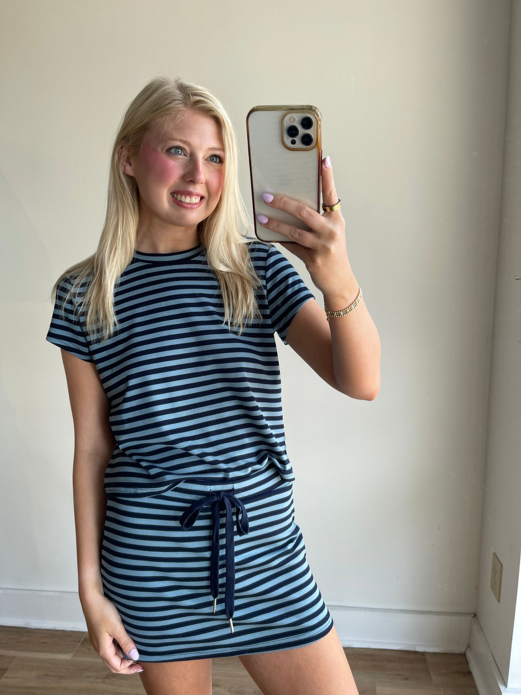 Mira Striped Skort