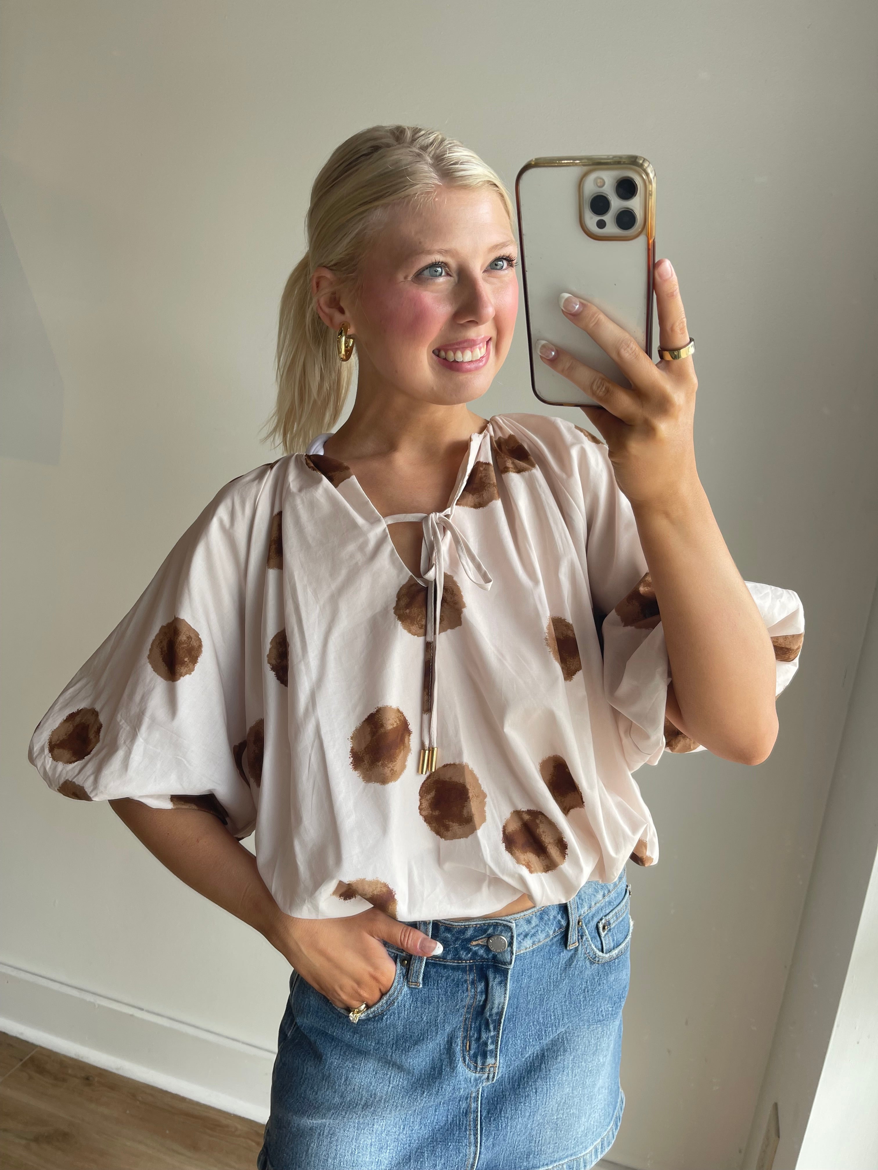 Polka-A-Dot Blouse