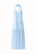 Sutton Maxi Dress with Neck Scarf