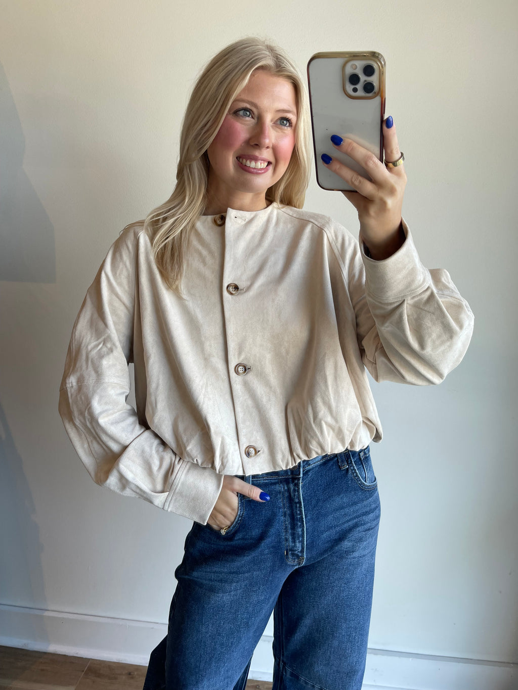 Phoebe Bubble Crop Jacket
