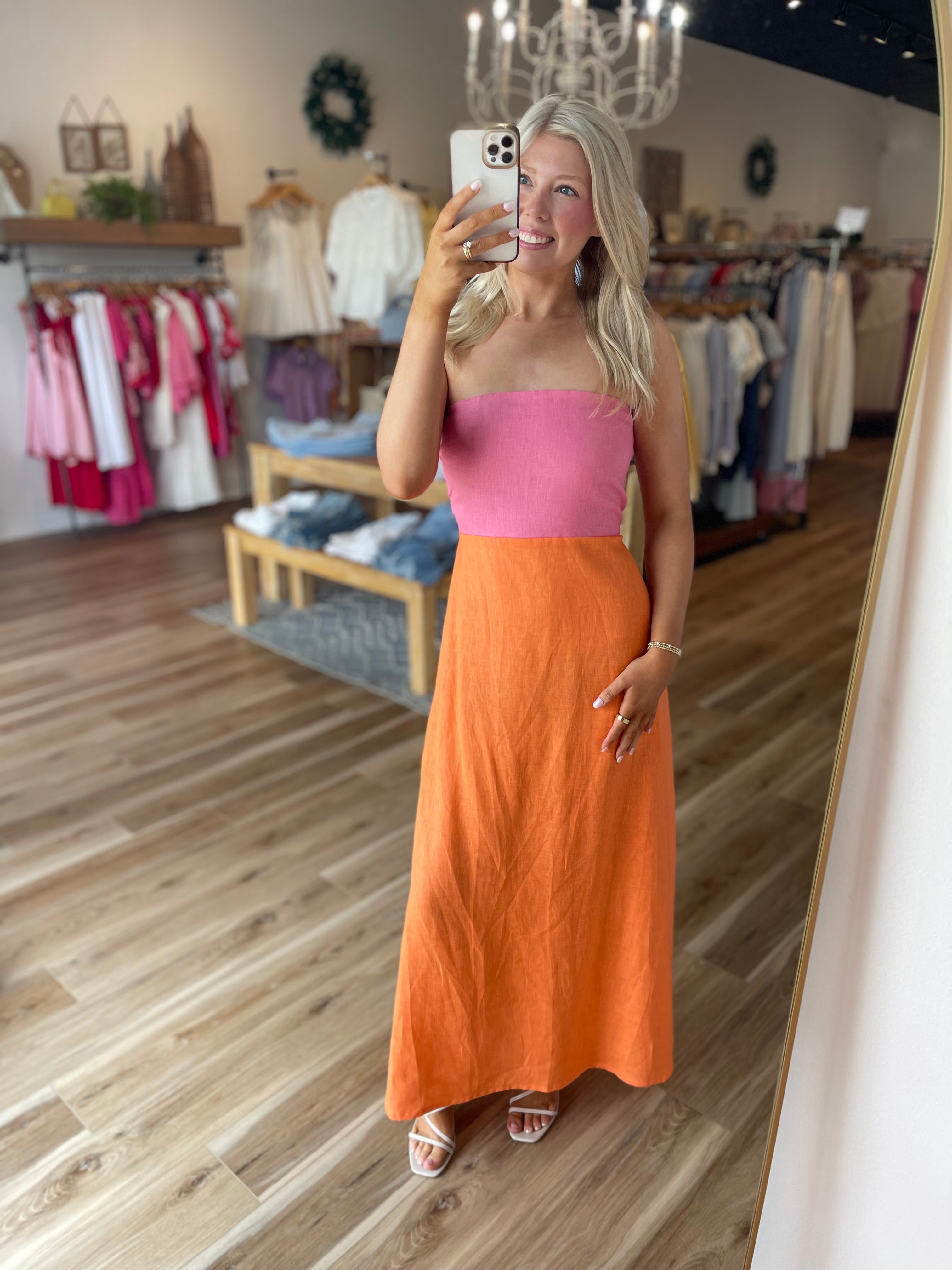 Mei Linen Maxi Dress