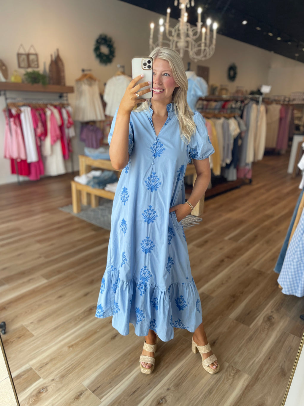Botanical Midi Dress