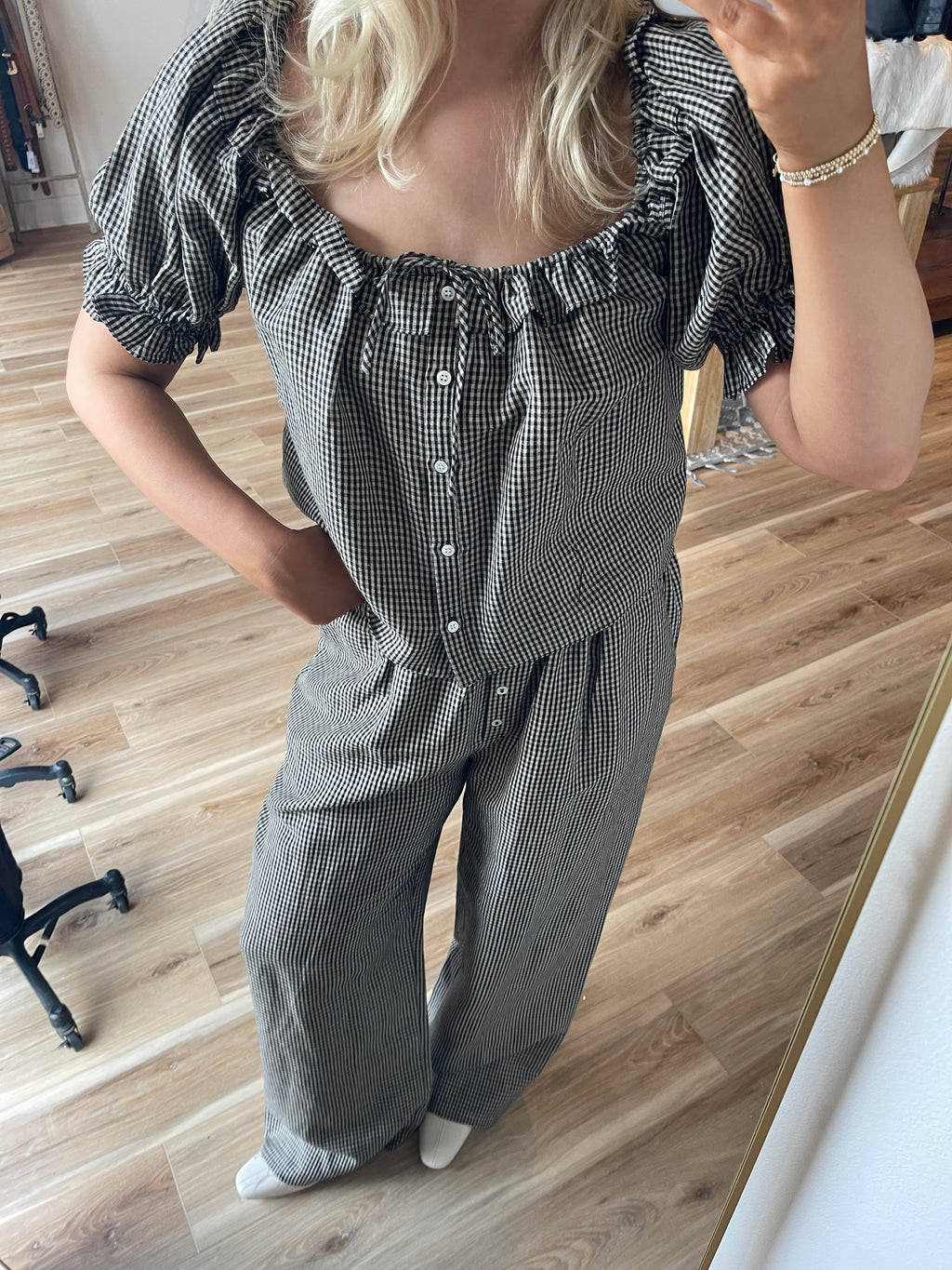 Matilda Gingham Pants