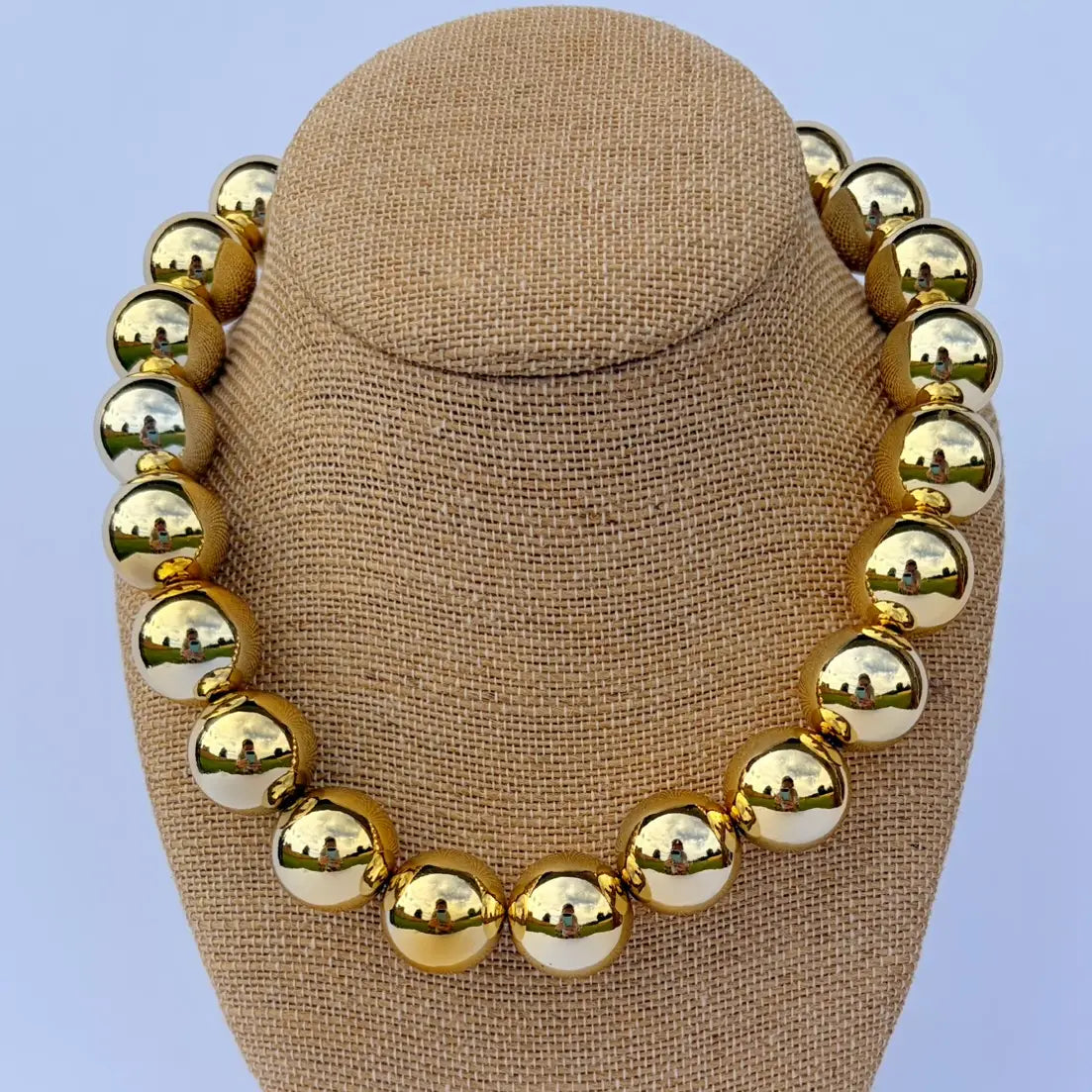 Gold Bauble Necklace